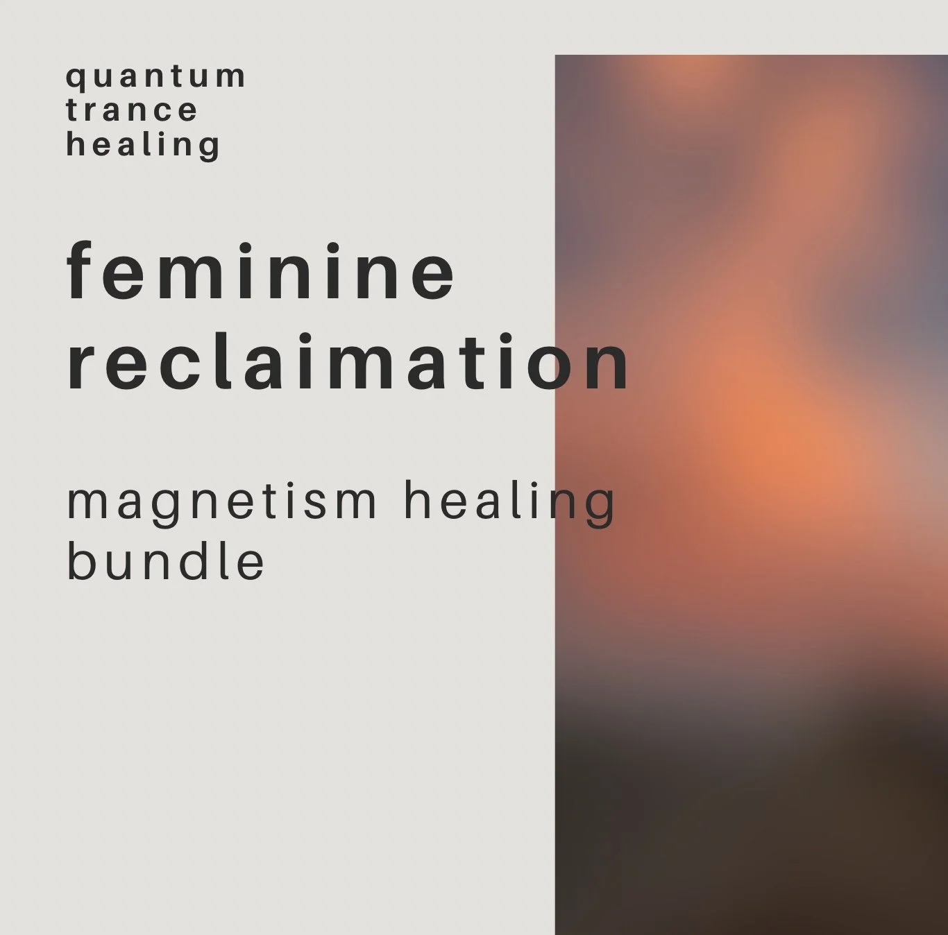 Feminine Reclamation: Magnetism Healing