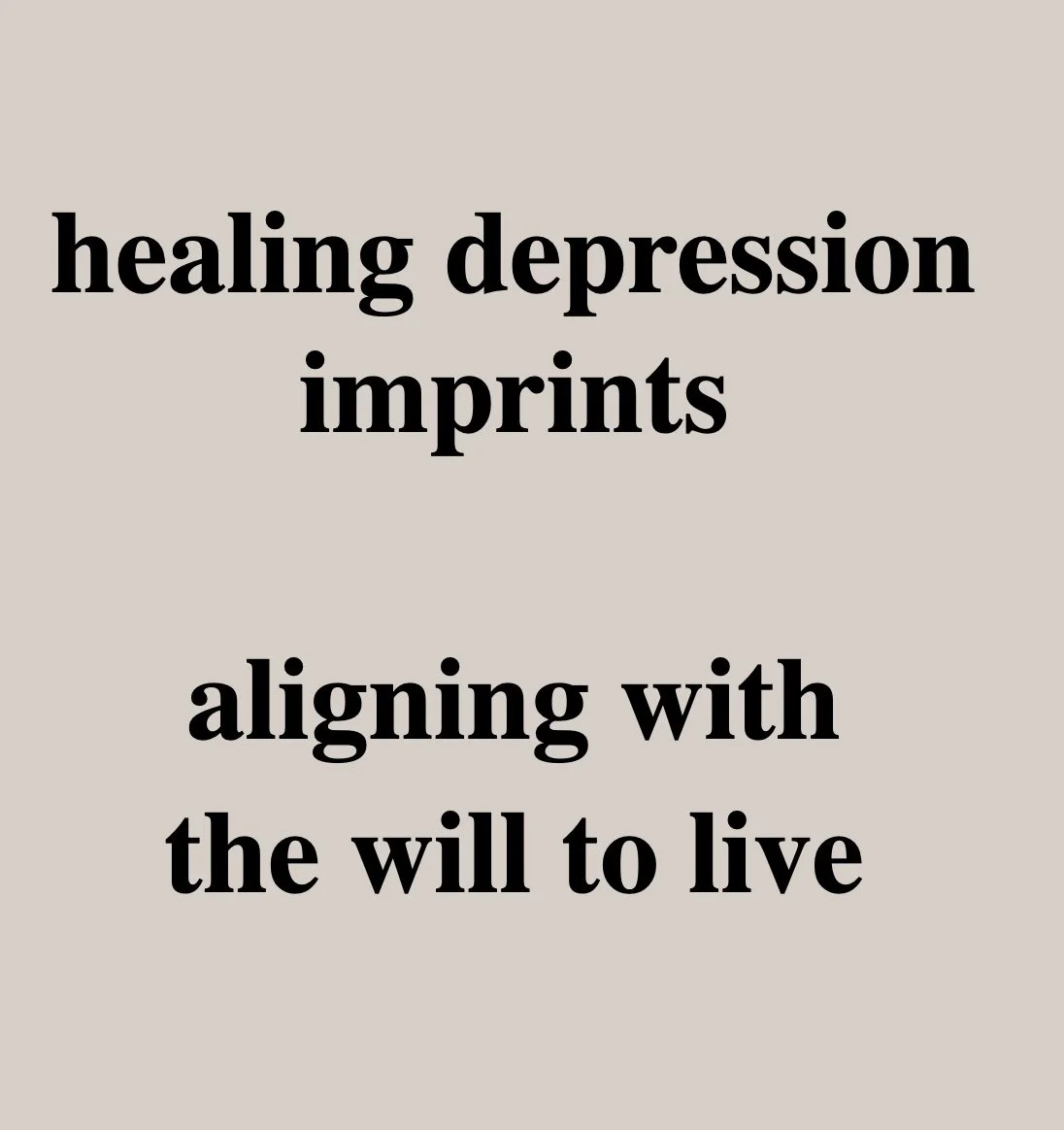 healing depression / despair & stepping into divine embodiment