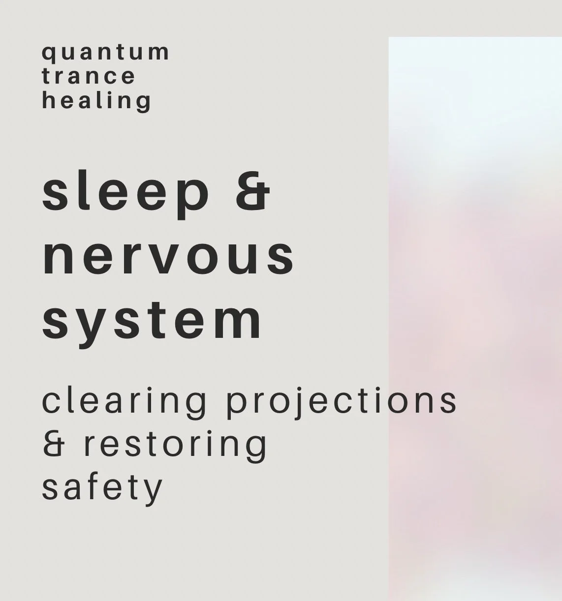 sleep & nervous system healing: clearing projections & restoring safety