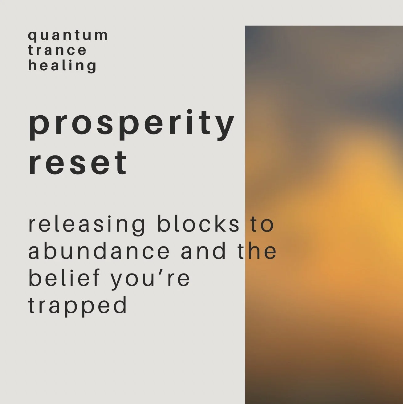 prosperity reset: releasing blocks to abundance and the belief you’re trapped