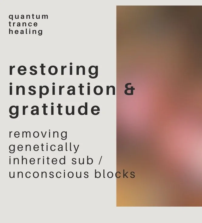 clearing inherited blocks & restoring inspiration