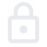 Gray padlock icon indicating security or privacy.