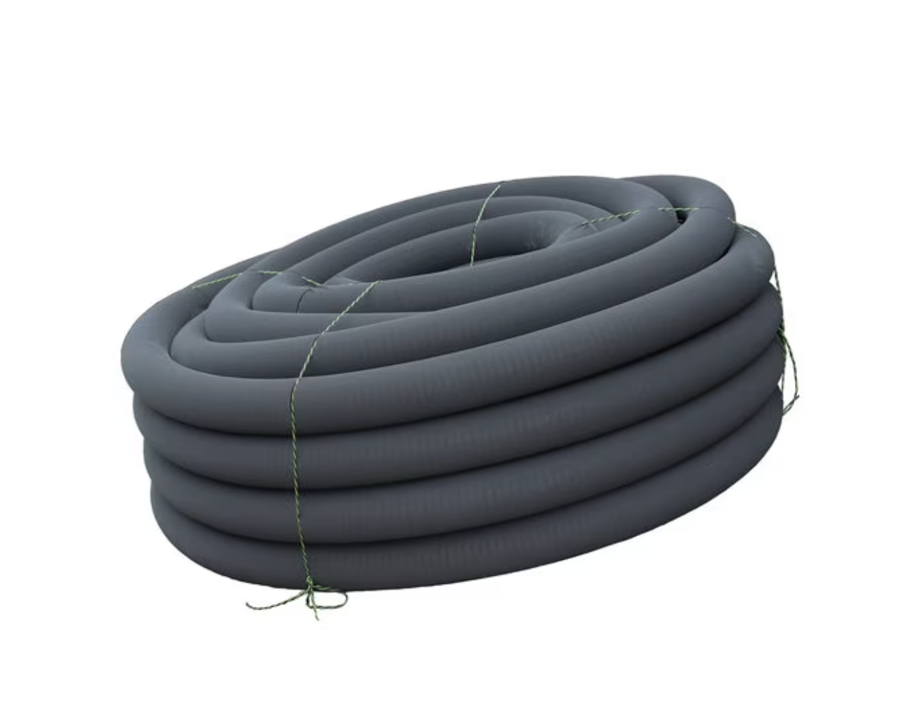 ADS 6 in. x 100 ft. Single Wall Pipe Perforated w/ Black Sock