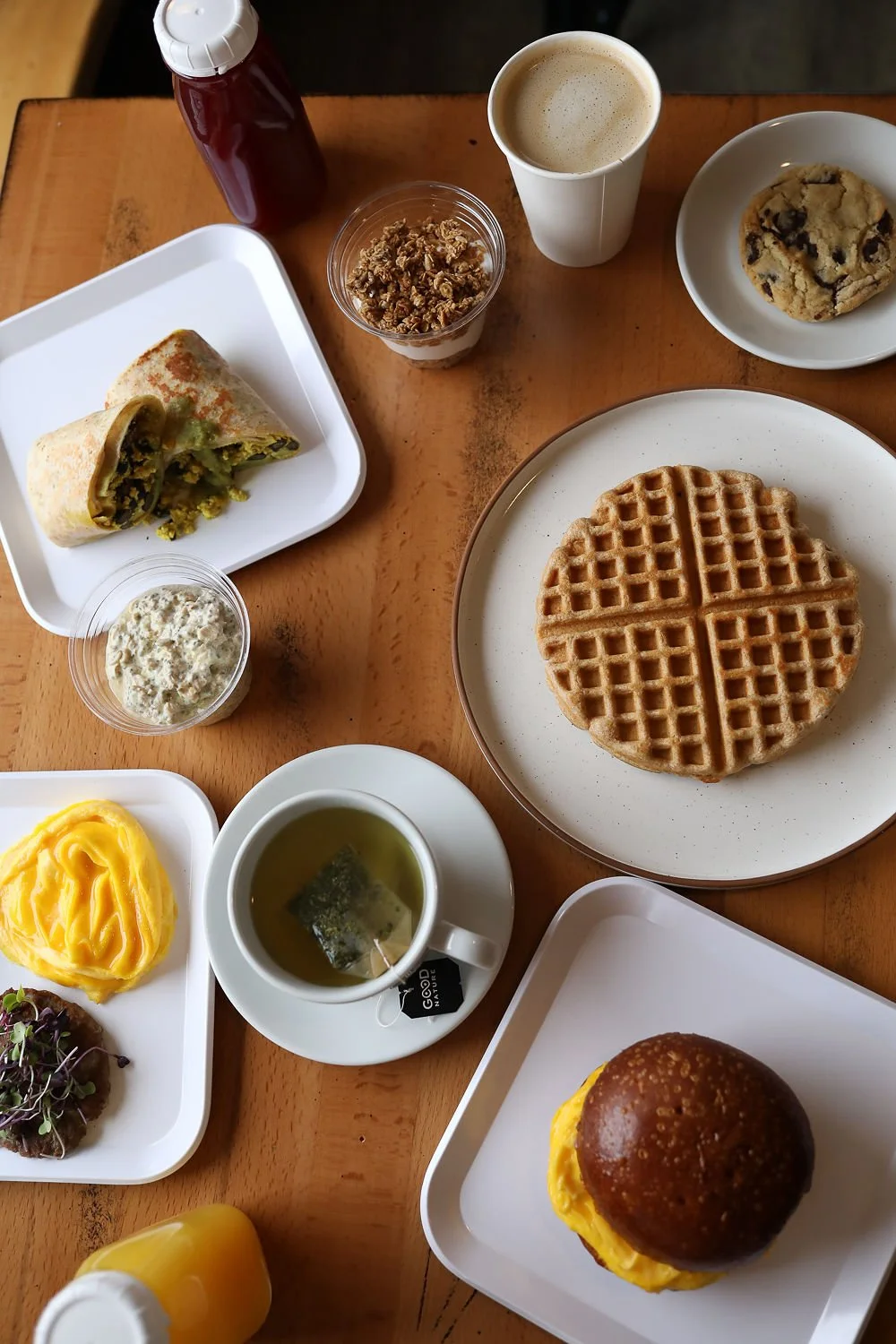 An array of menu items from the Folsom Point Menu