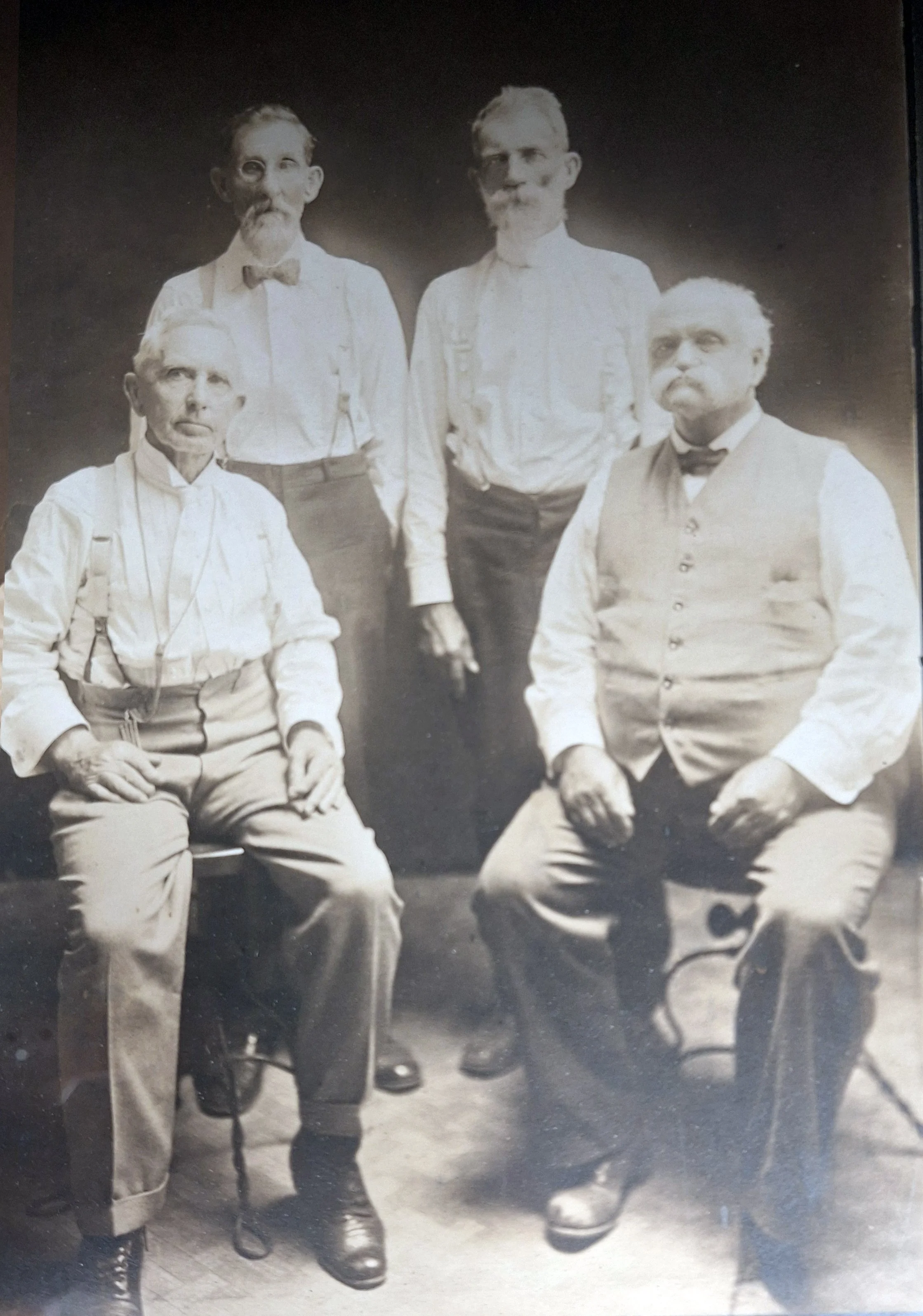 Hawkins standing on the left