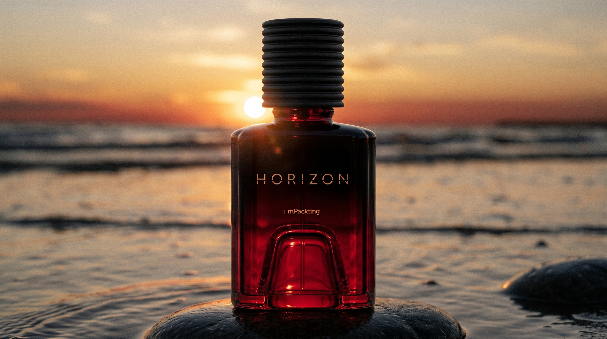 Horizon squared bottle cylindrical cap