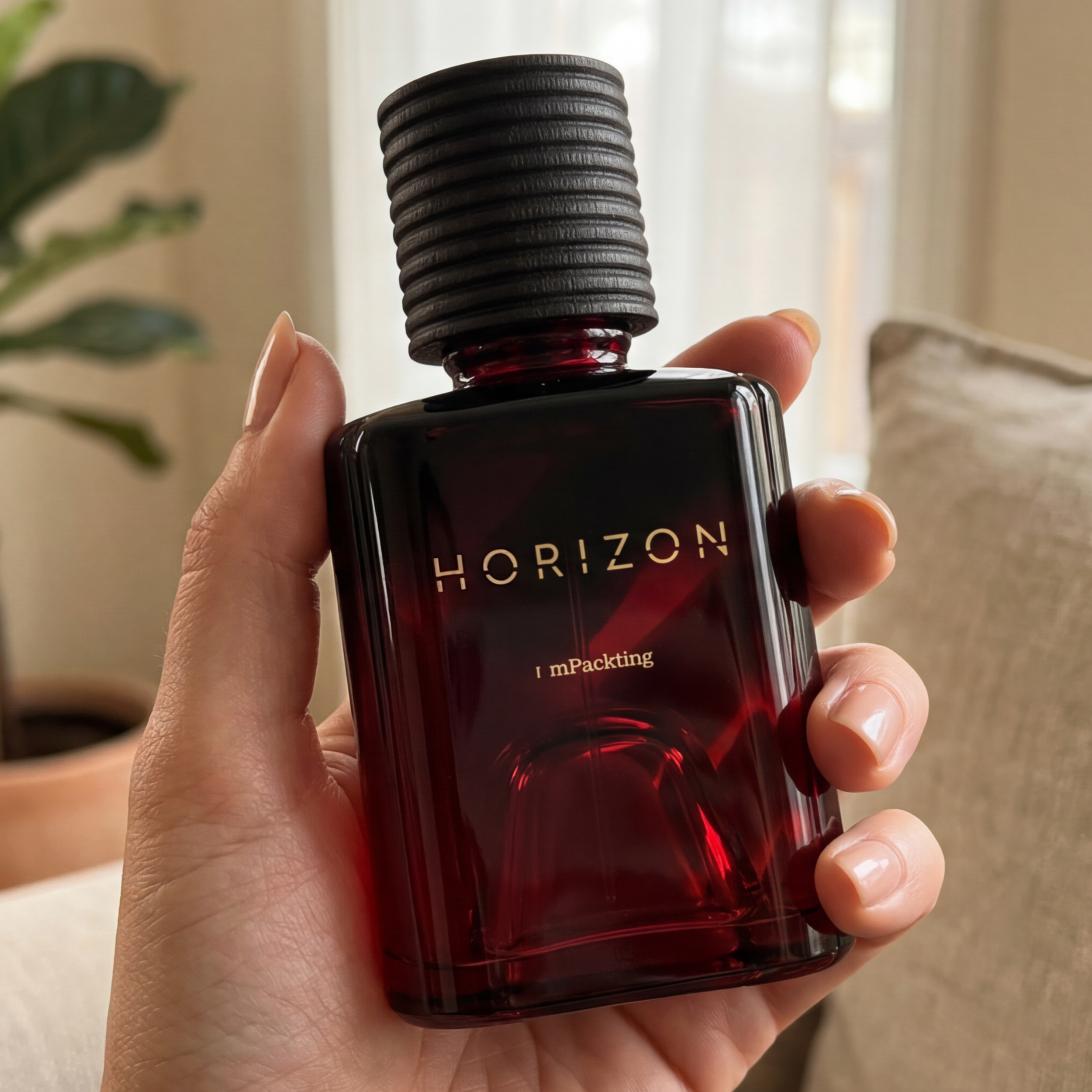 emballage du parfum « Horizon Red »