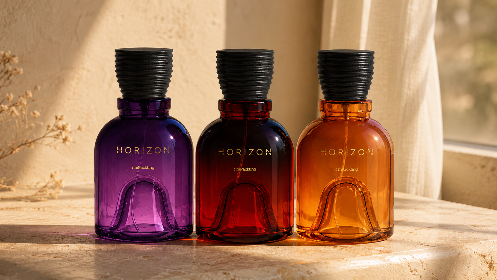 Horizon rounded bottle flared cap