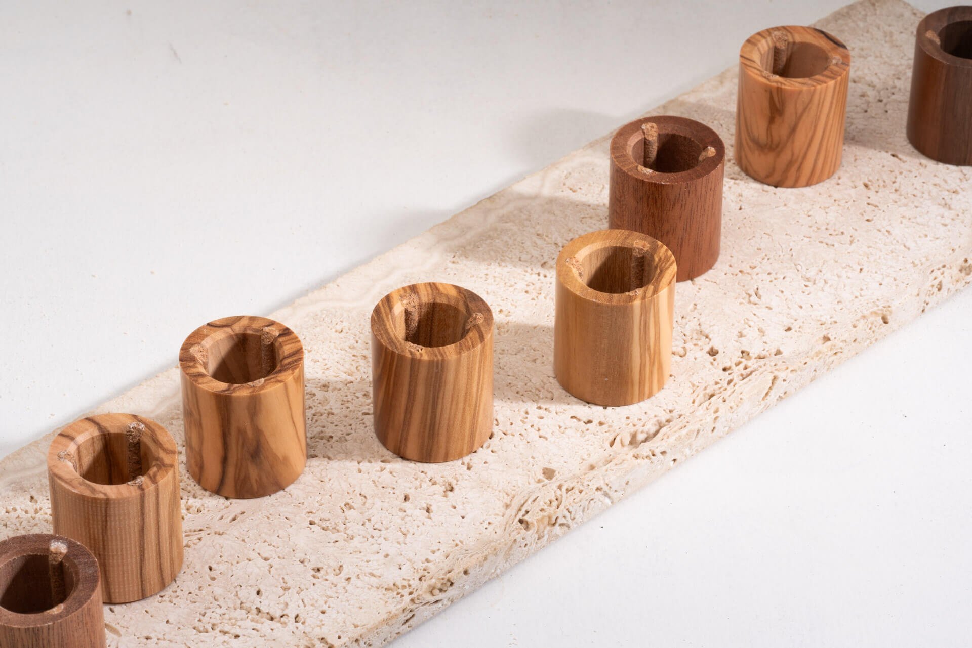 esempio di imballaggio circolare woodpin