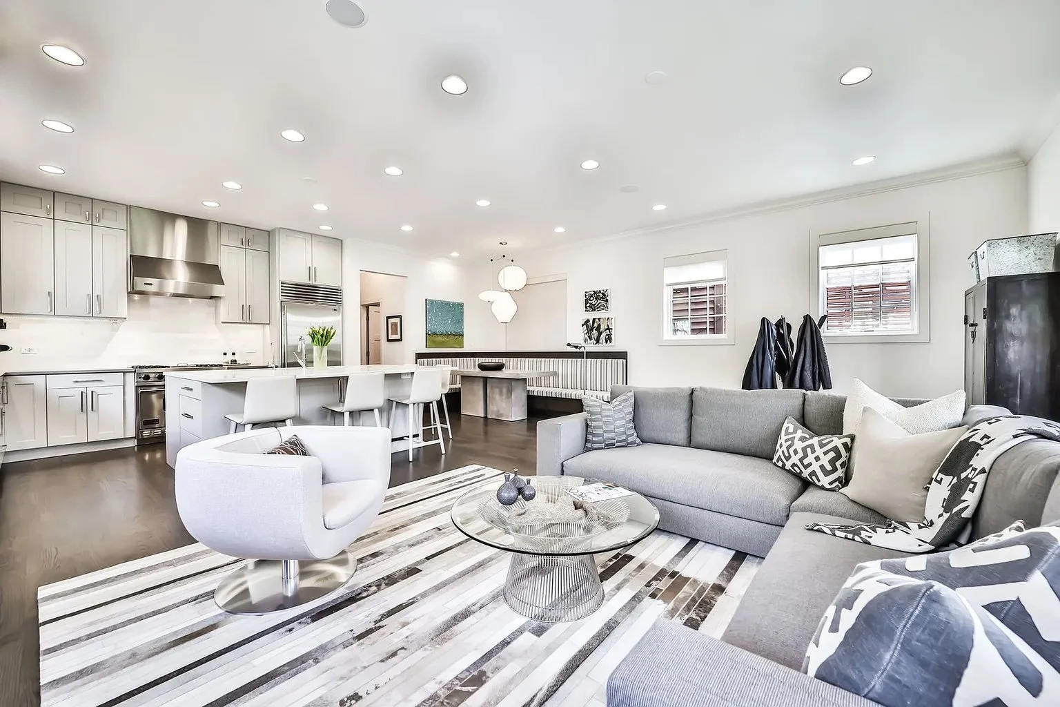 Luxurious and Functional Kitchen and Family Room Design — Flemming