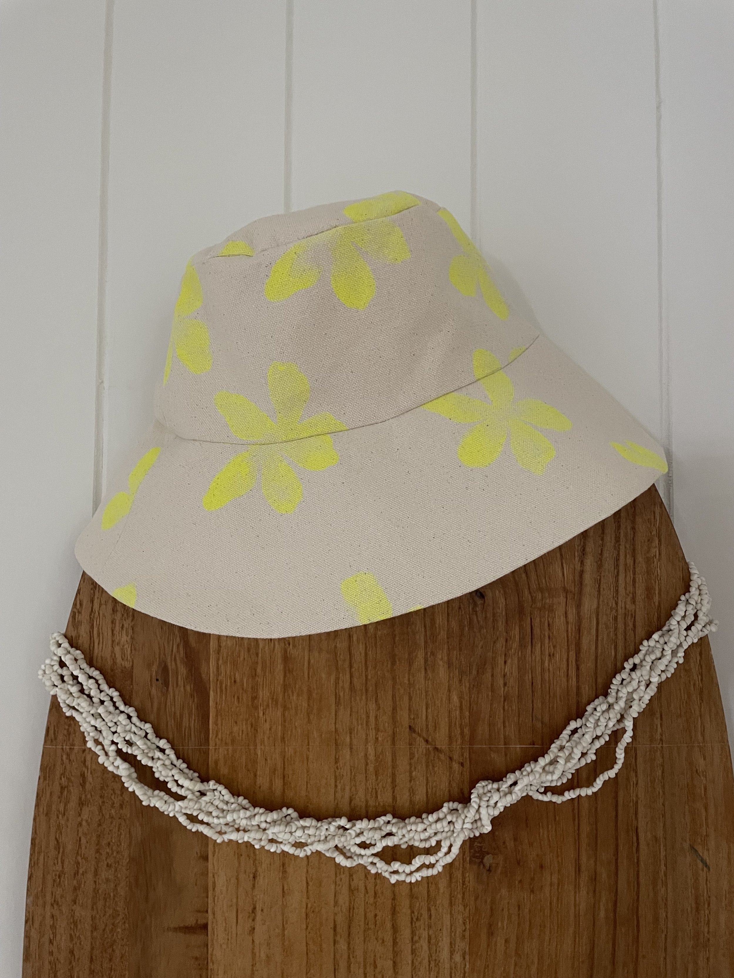 Sunday Bucket - Neon Yellow Plumeria