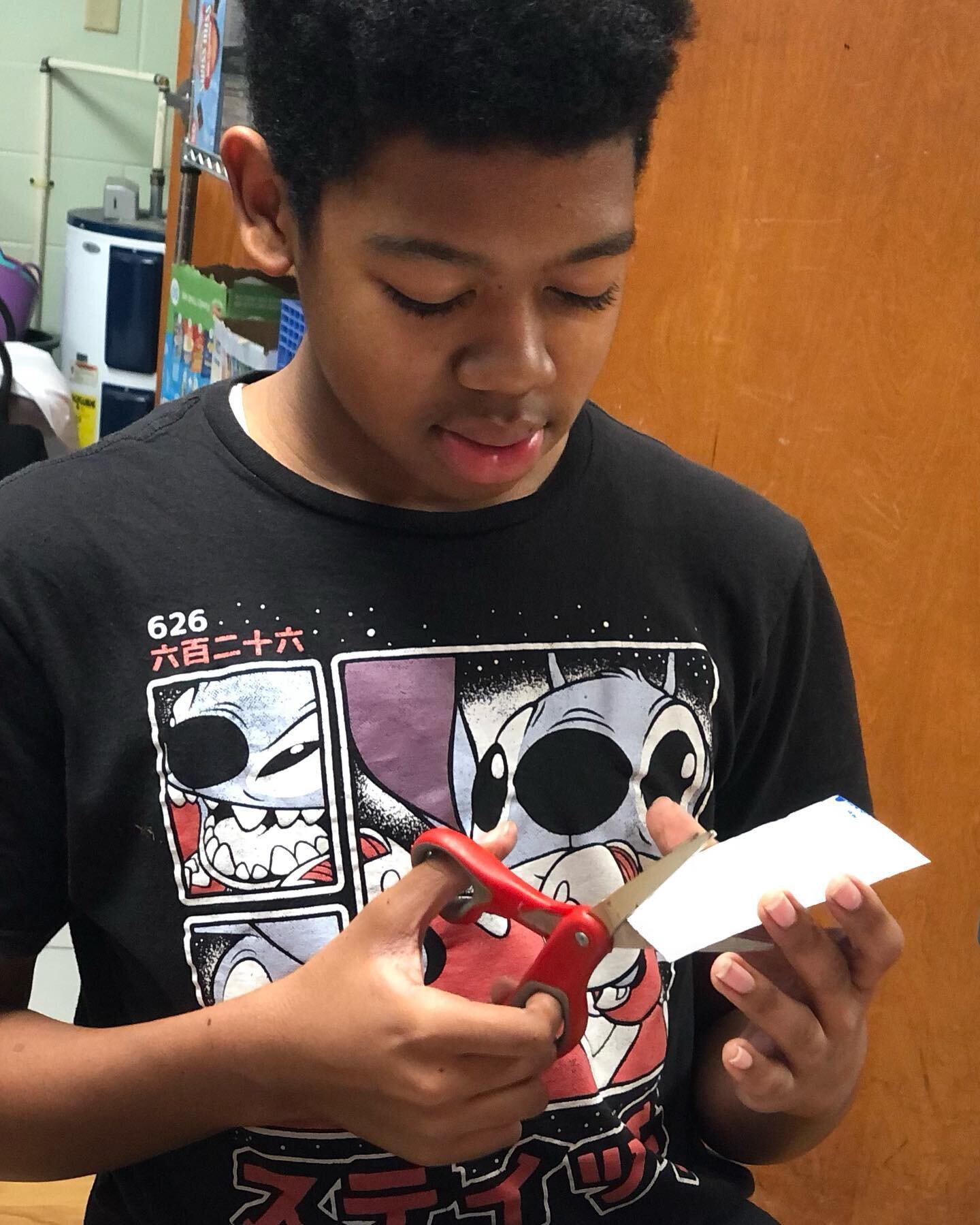 Made with Love ❤️
Last week youth at Orlando Union Rescue Mission created handmade Valentine cards for their family and friends. They used watercolor paint with crayon resist to make uniquely colored papers. Next they drew heart patterns and traced t