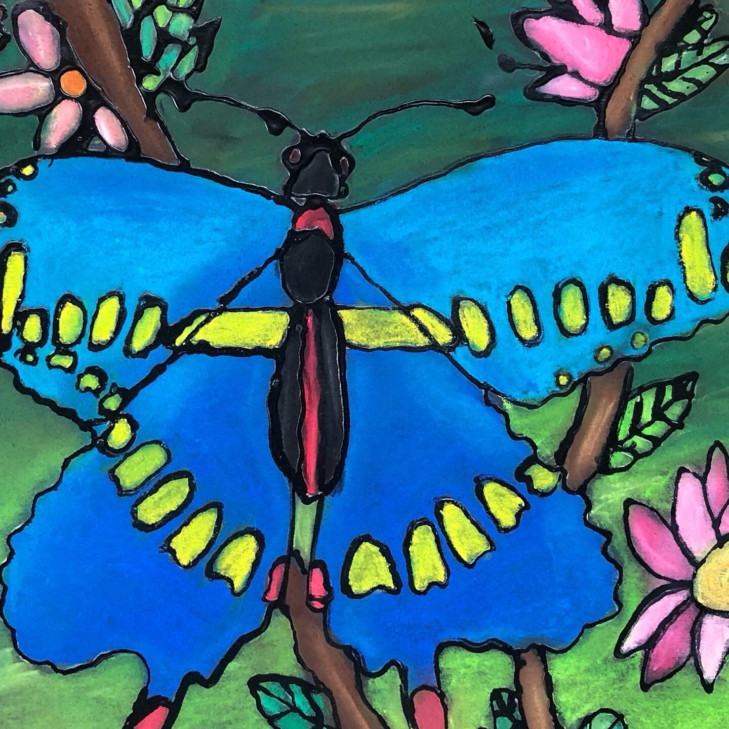 Beautiful Butterflies
Using black glue and pastels on black poster board girls @edgewoodranch created these Beautiful Butterflies. The butterflies will be part of a children&rsquo;s art exhibit @orlandohealth in Ocoee. The exhibit will have a spring 
