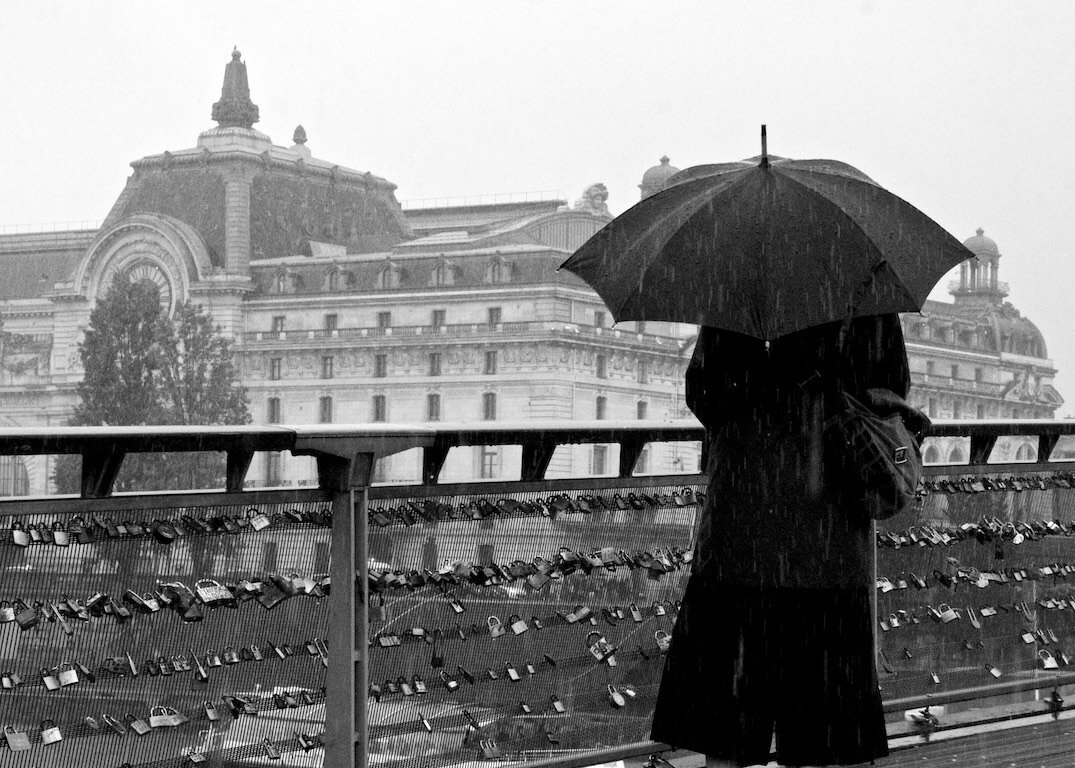 Did someone say you must like the rain in Paris?