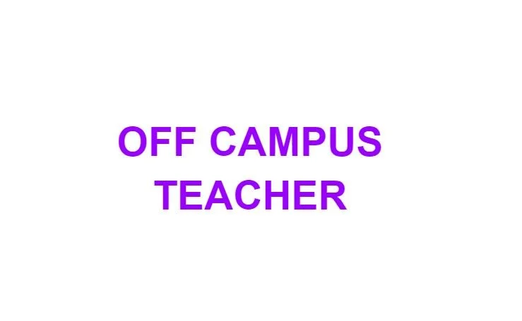 Off campus teacher