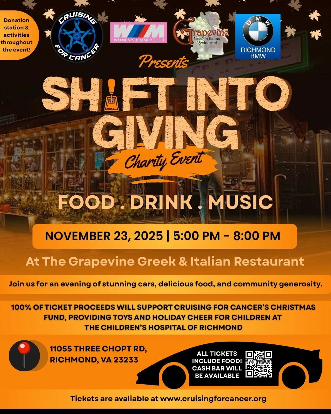 Shift Into Giving Charity Event