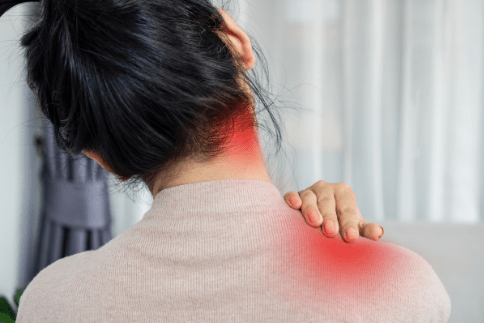 Neck pain and headache after a car accident