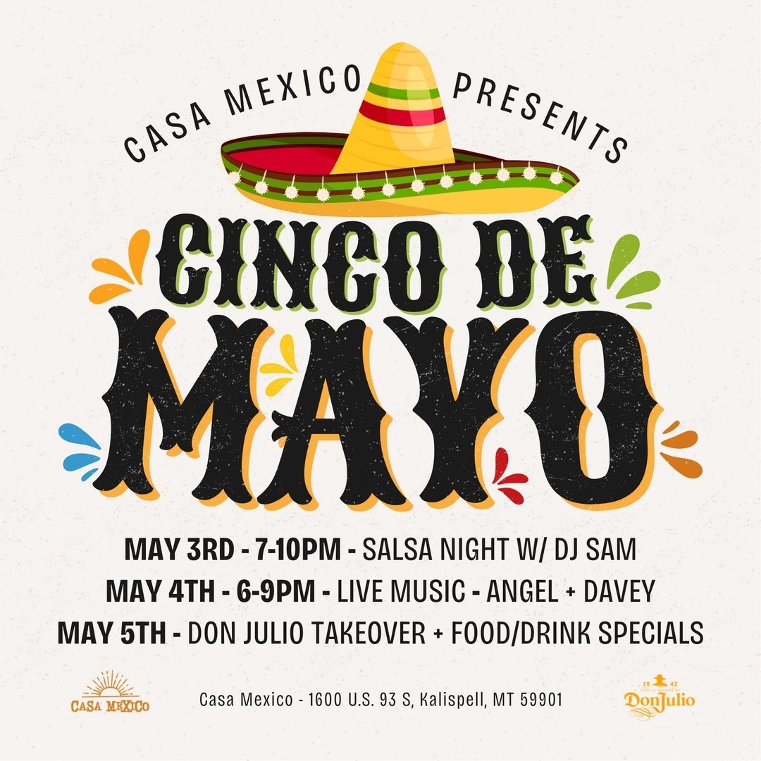 🎉 You're invited to the biggest FIESTA of the year! 🪅

DJ -- LIVE MUSIC -- FOOD &amp; DRINK SPECIALS
+ a DON JULIO Takeover 🤫🍹

Comment 💃 ⬇️ if you'll be partying with us that week!