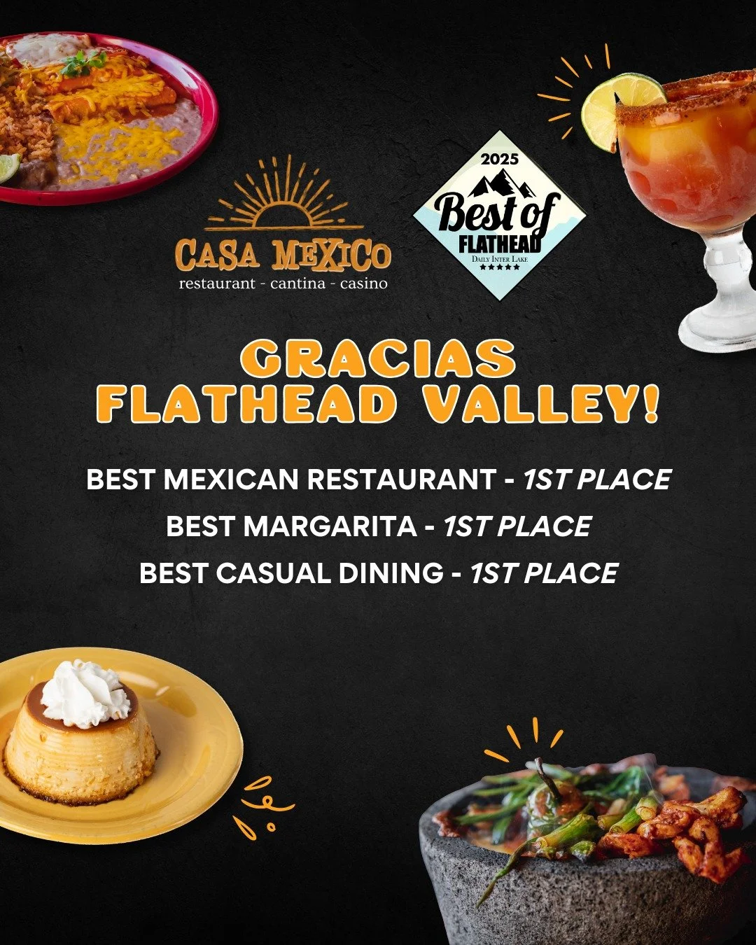 Thank you Flathead Valley, for voting us #1! 🥳🎉

We appreciate your love and support over the years. Being family-owned &amp; operated, we pour our hearts into hosting a memorable guest experience.

We'll continue serving you and the valley with ou