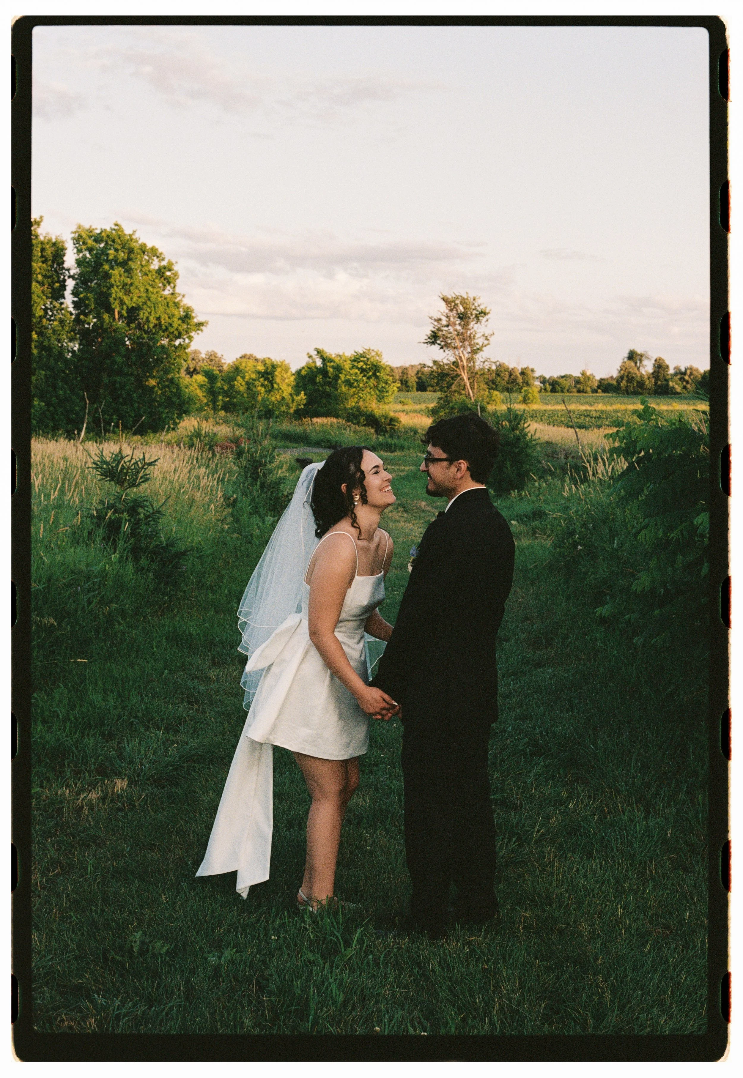 Ottawa wedding photographer specializing in 35mm and medium format film photography