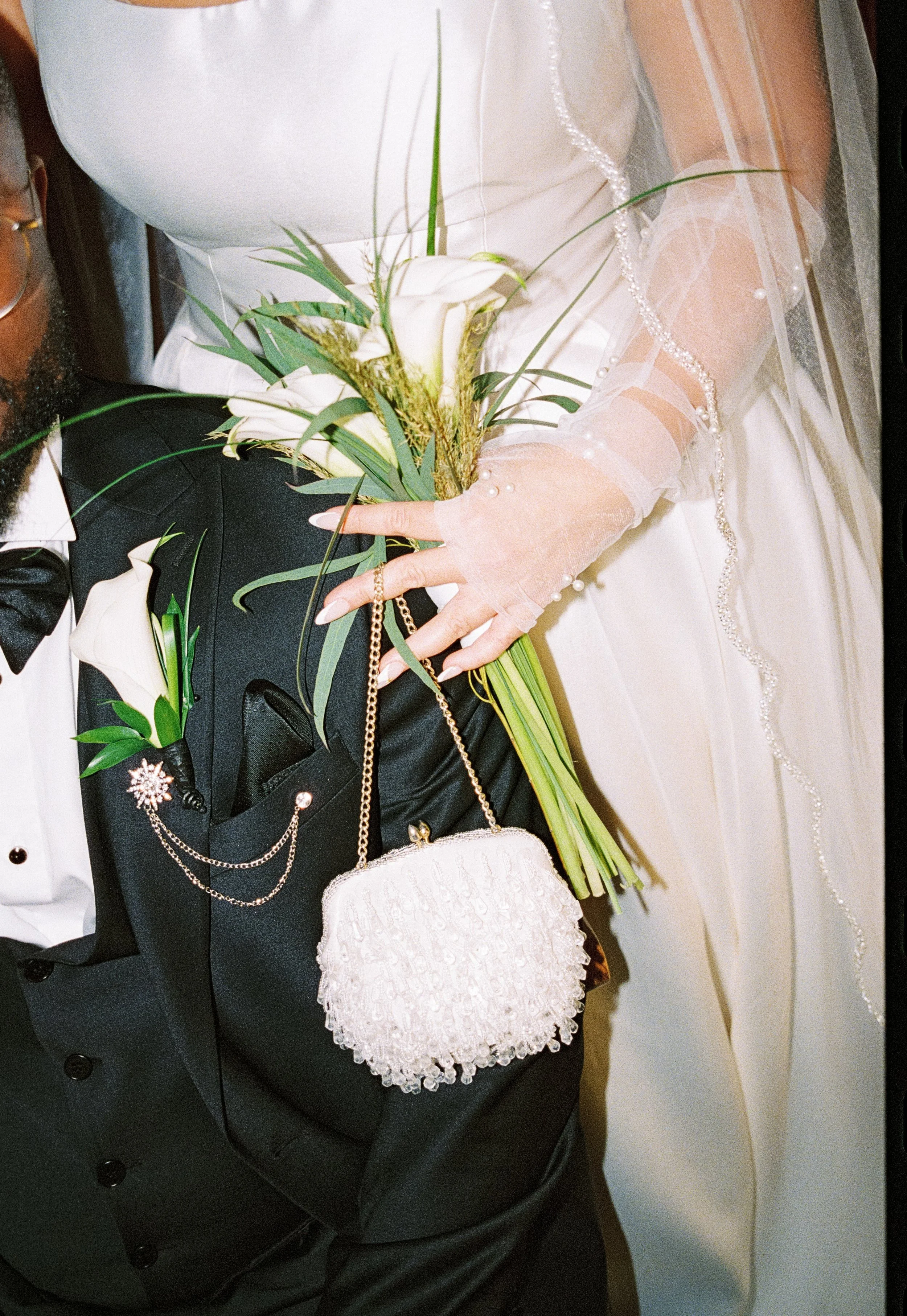 Wedding details photographed on 35mm film by Ottawa analog wedding photographer