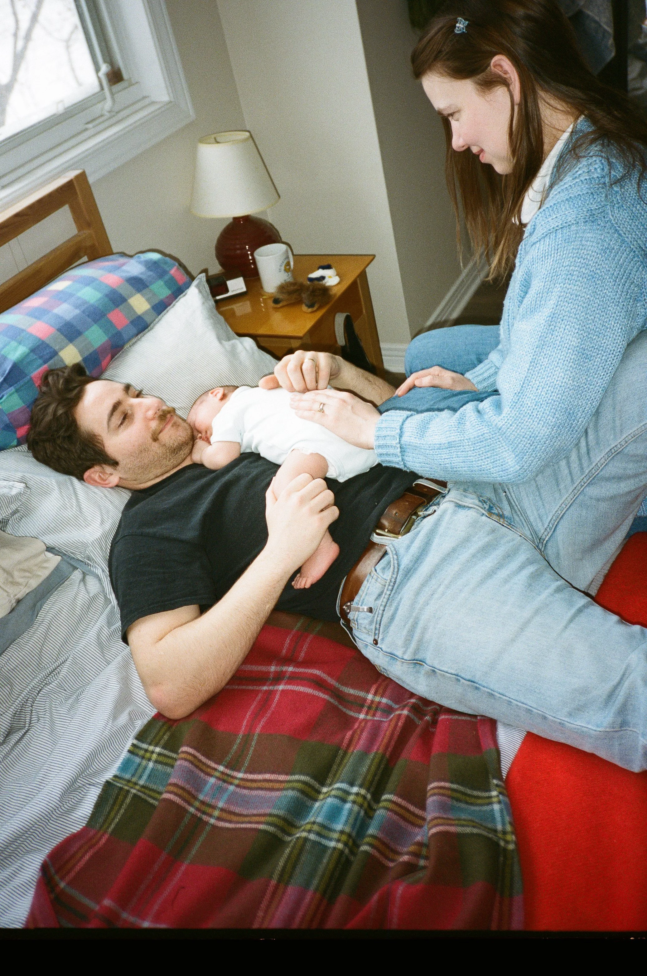 Documentary-style family photography in Ottawa captured on 35mm film