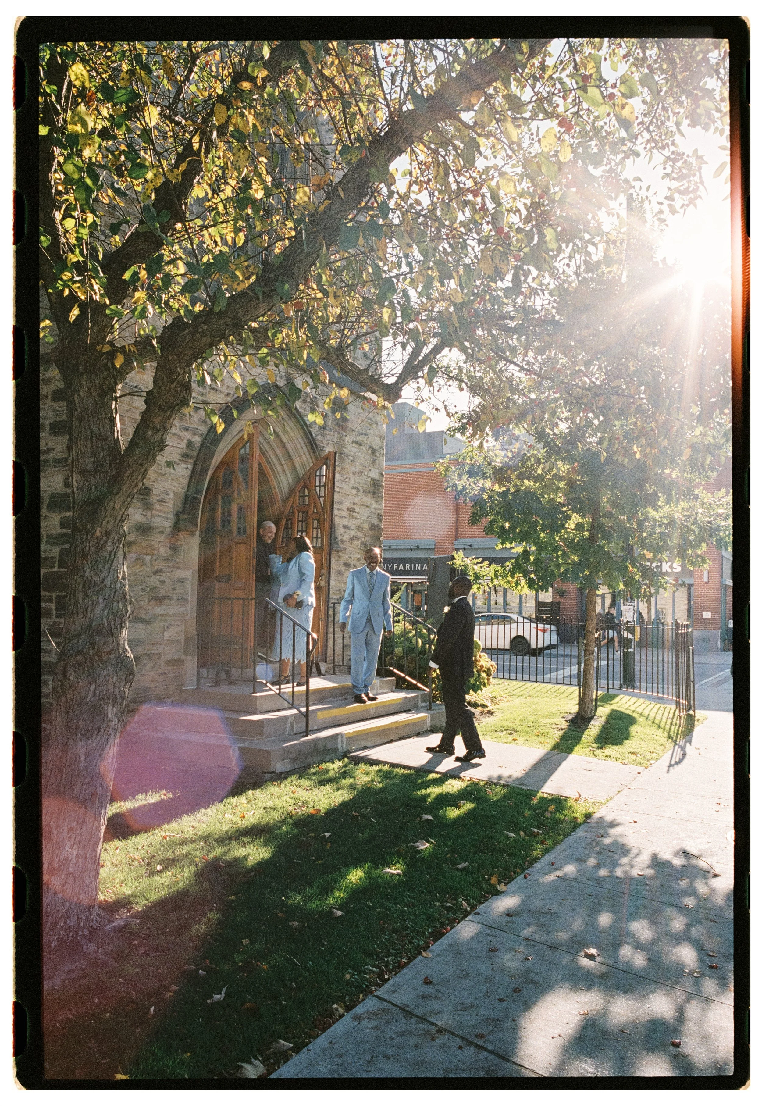 Ottawa wedding film photographer capturing an intimate analog ceremony on 35mm film