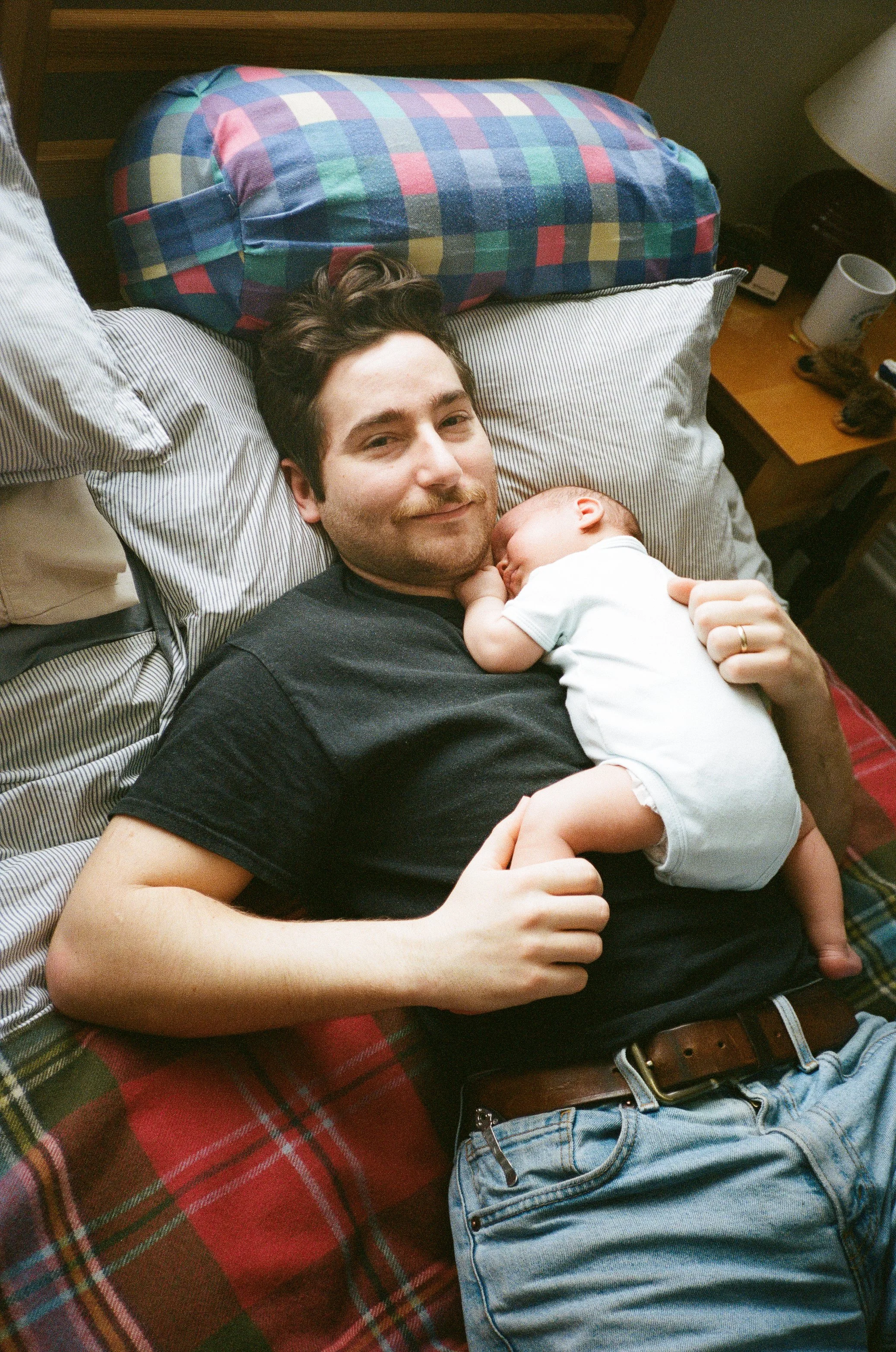 Documentary-style family photography in Ottawa captured on 35mm film