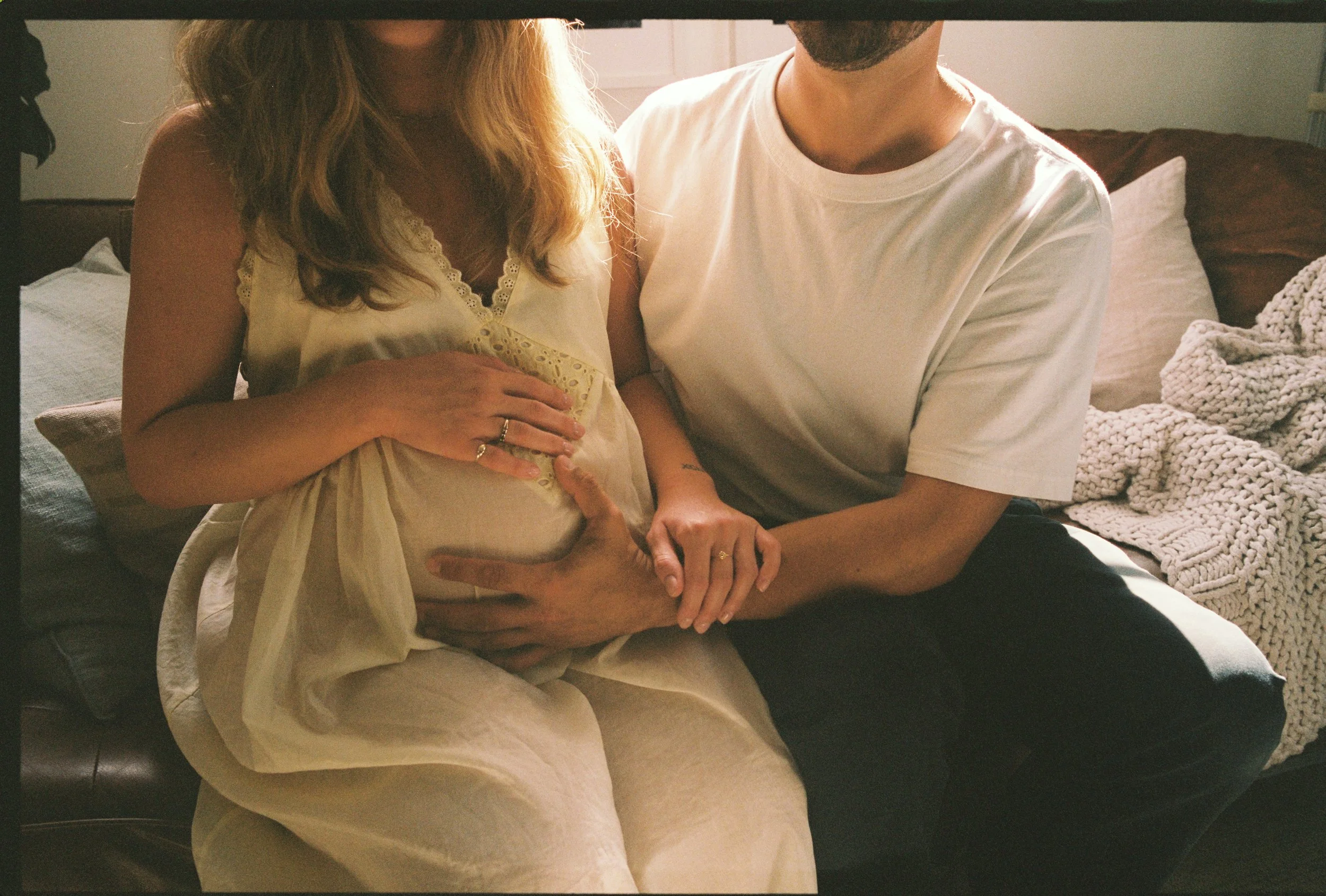 Documentary-style family photography in Ottawa captured on 35mm film