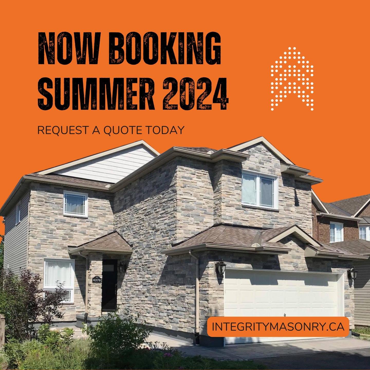 Secure your spot on our summer schedule now by requesting a quote at integritymasonry.ca. 📆🧱

#masonry #masonryottawa #ottawacontractor #chimney #brickwork #stonework #restoration #repairs #newconstruction #apprenticeships #stonepointing #heritagem