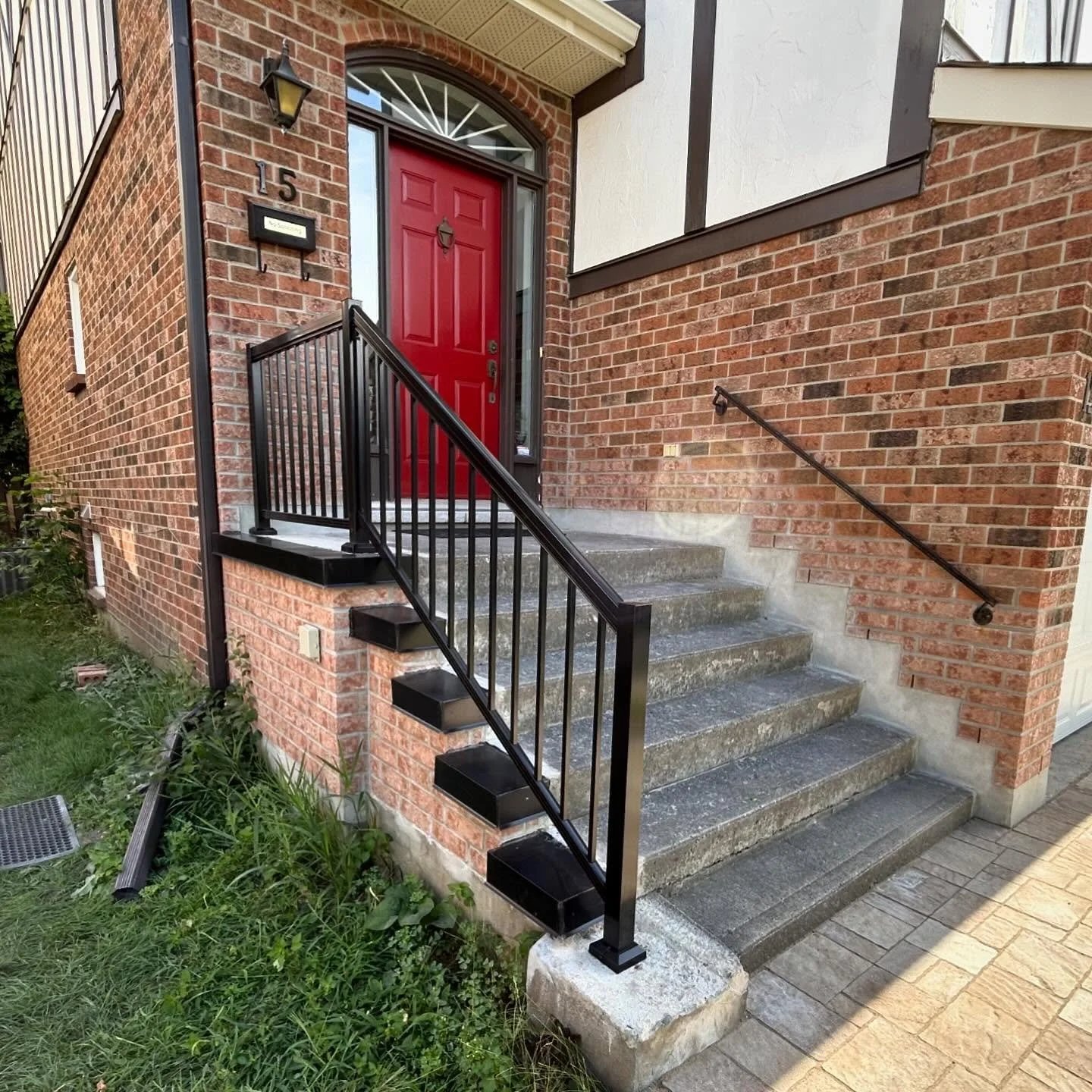 Failing brick stair case? We got you😎

Check out this crazy transformation with a new garage footing poured, bricks replaced with the nearest available matching brick, new through wall flashing and metal cappings and a raised foundation to ensure th