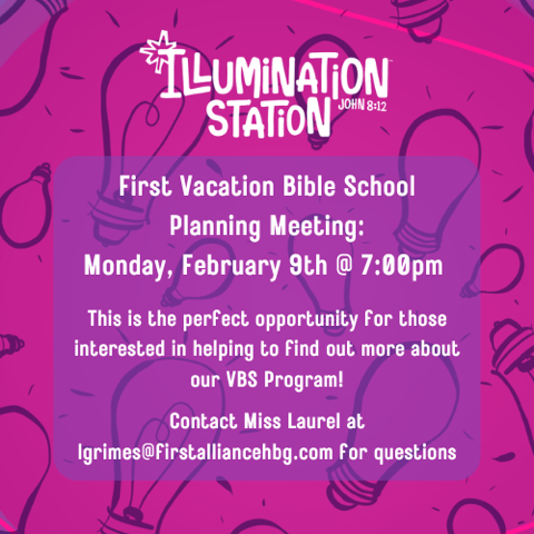 VBS Planning Meeting