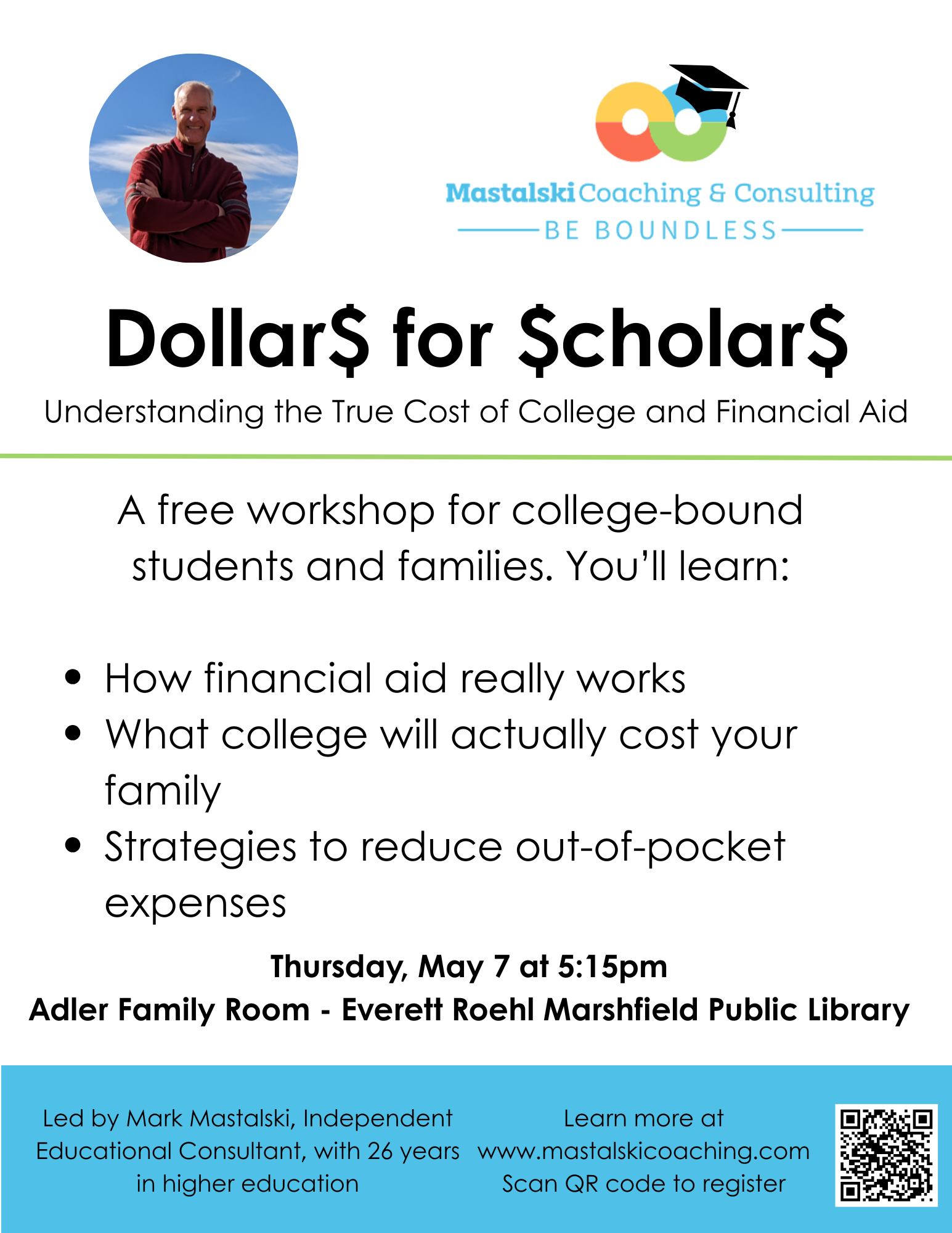 Dollar$ for $cholar$: Understanding the True Cost of College and Financial Aid