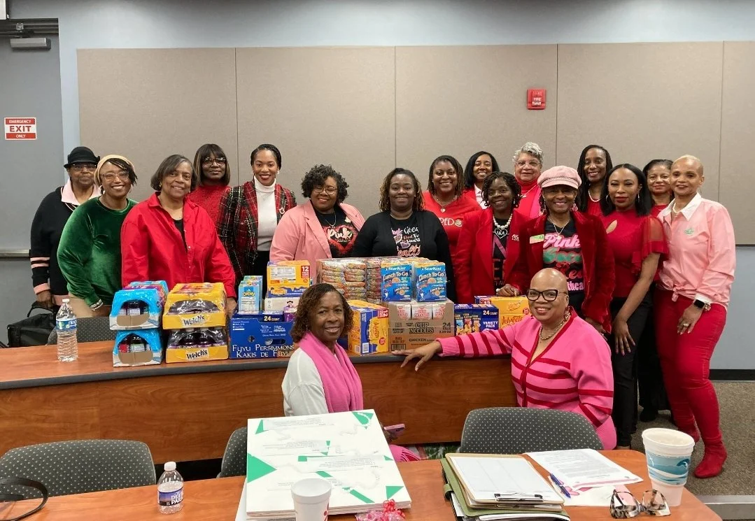 Pink Goes Red - Johnston County Food Donation