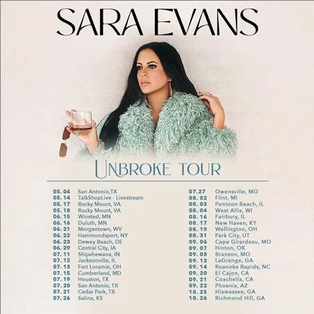 Sara Evans - “Unbroke” Tour Dates (2024)