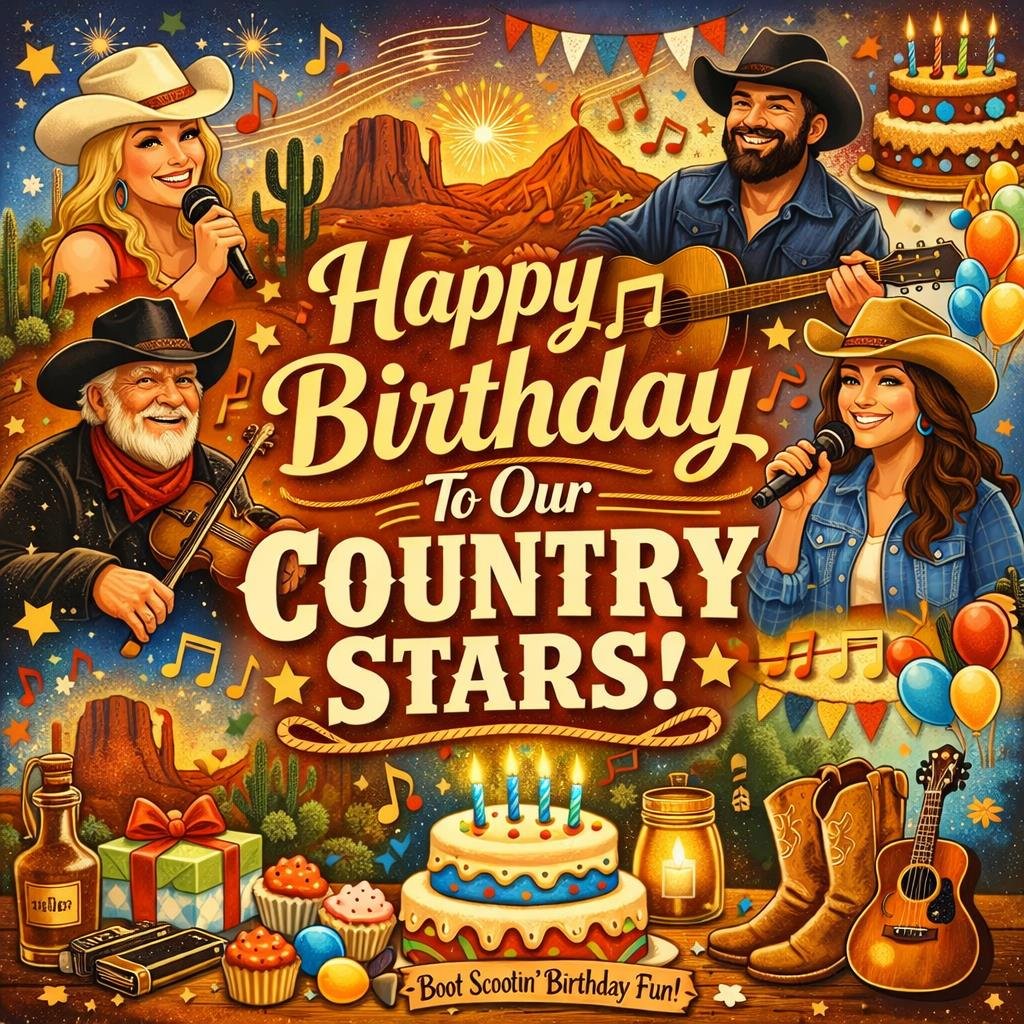 Country Music Singers Birthdays