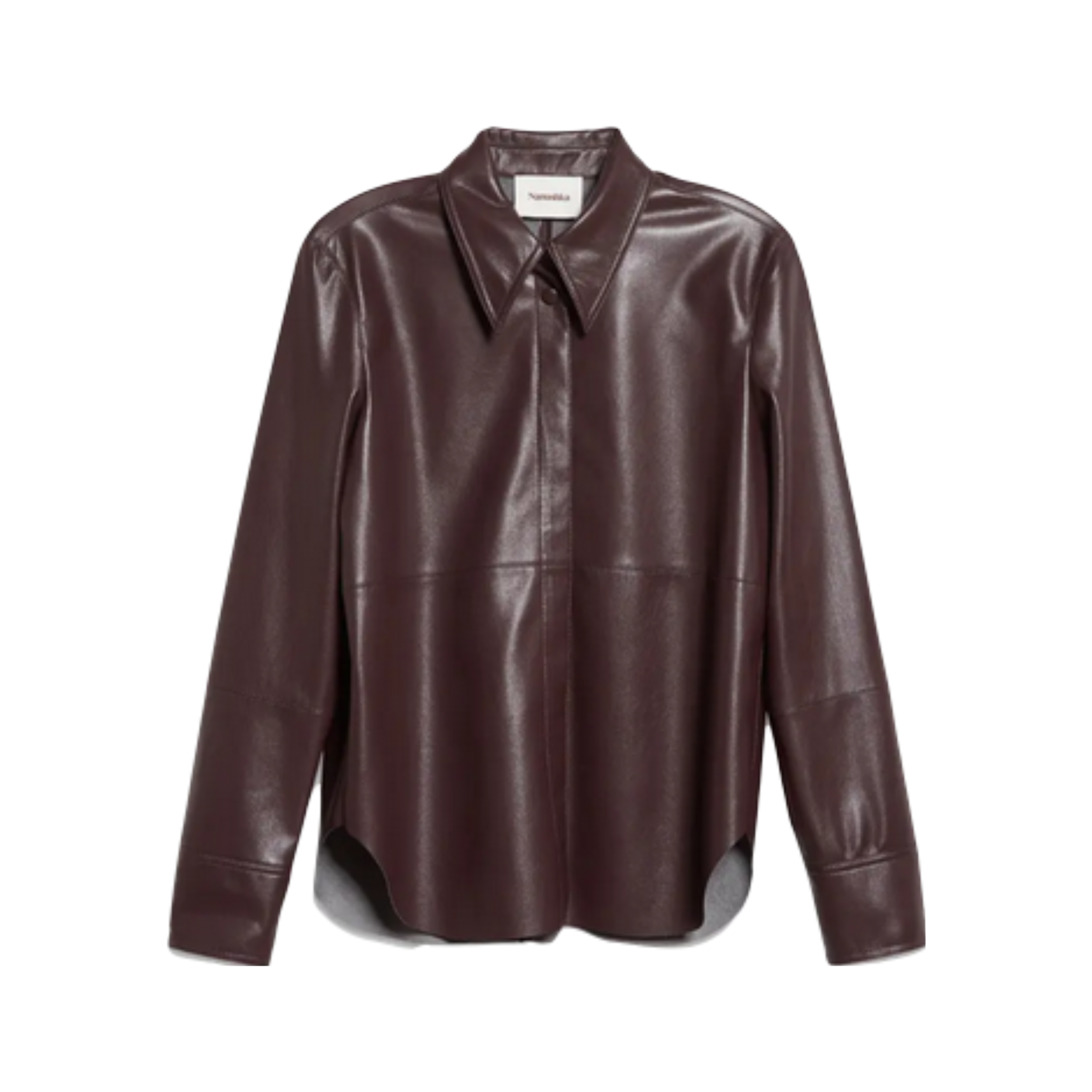Nanushka | Naum Classic Faux Leather Shirt