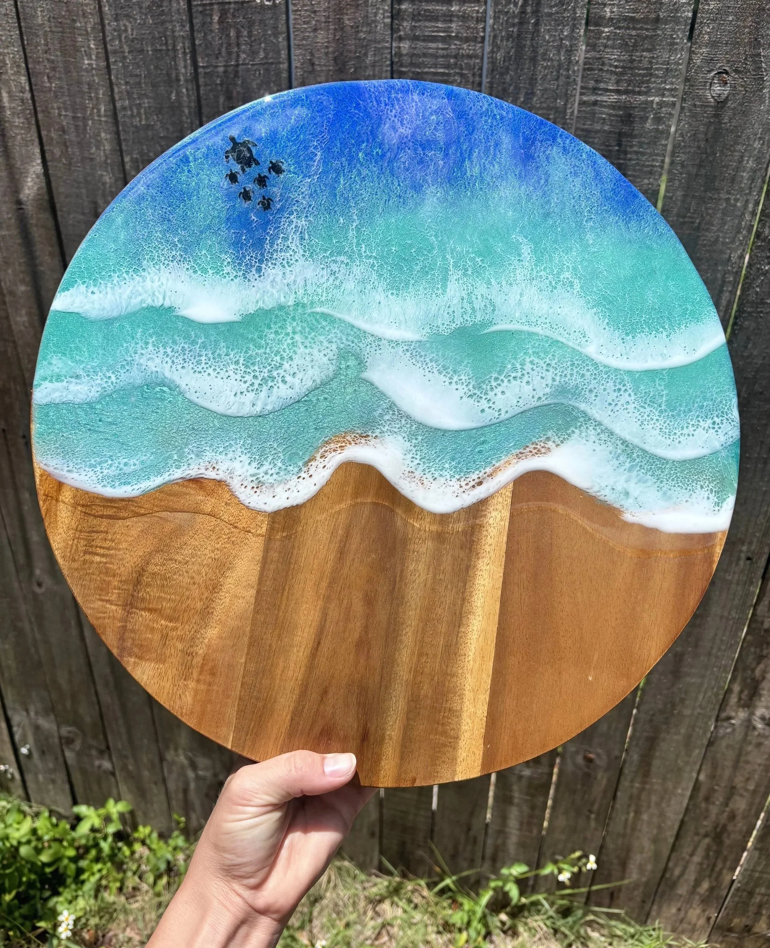 Ocean-Inspired Miss Lazy Susan- 15" Round