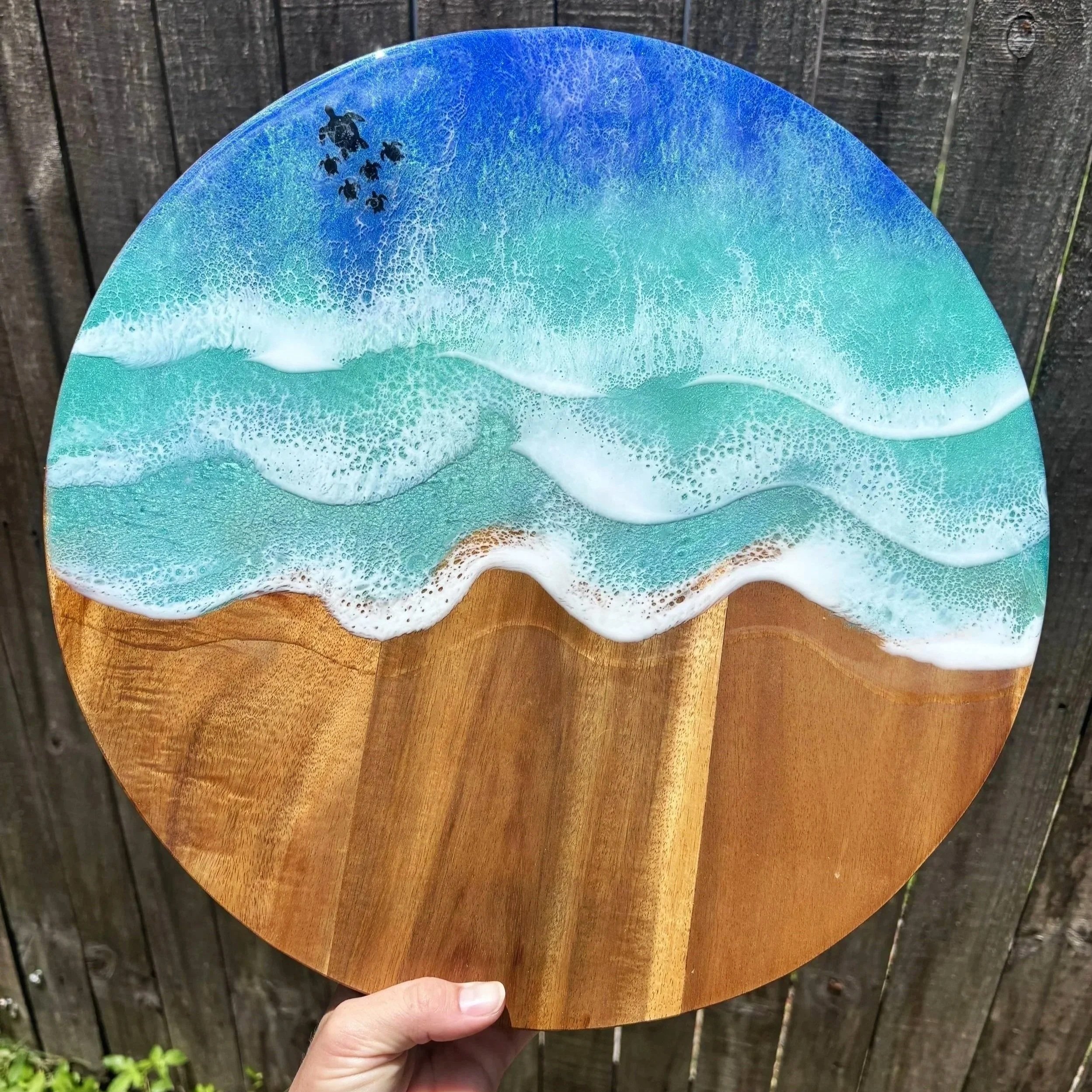 Ocean-Inspired Miss Lazy Susan- 15" Round