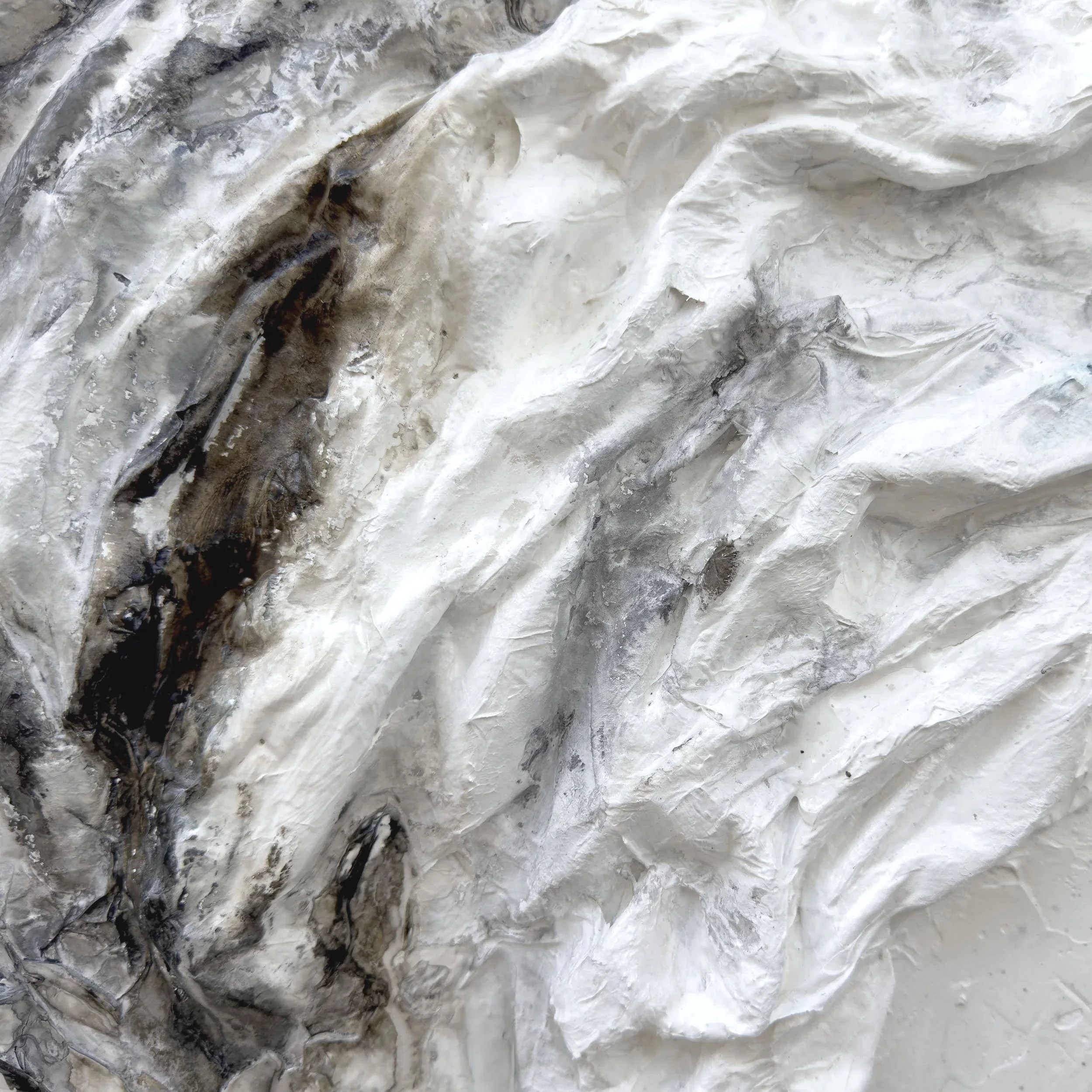 Surface - Layered, luminous paintings and works on paper shaped by time, erosion, and memory.
