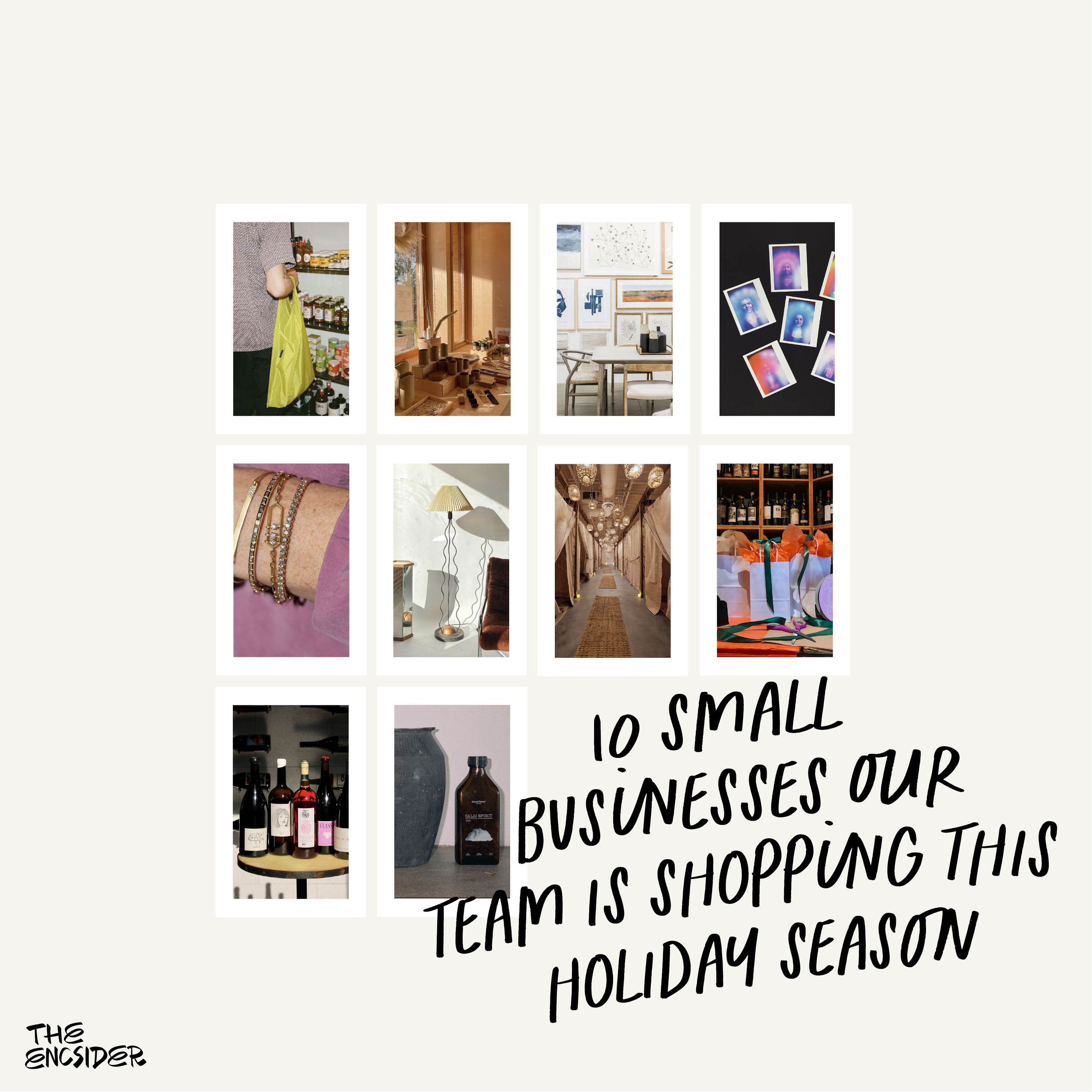 10 small businesses our team is shopping this holiday season