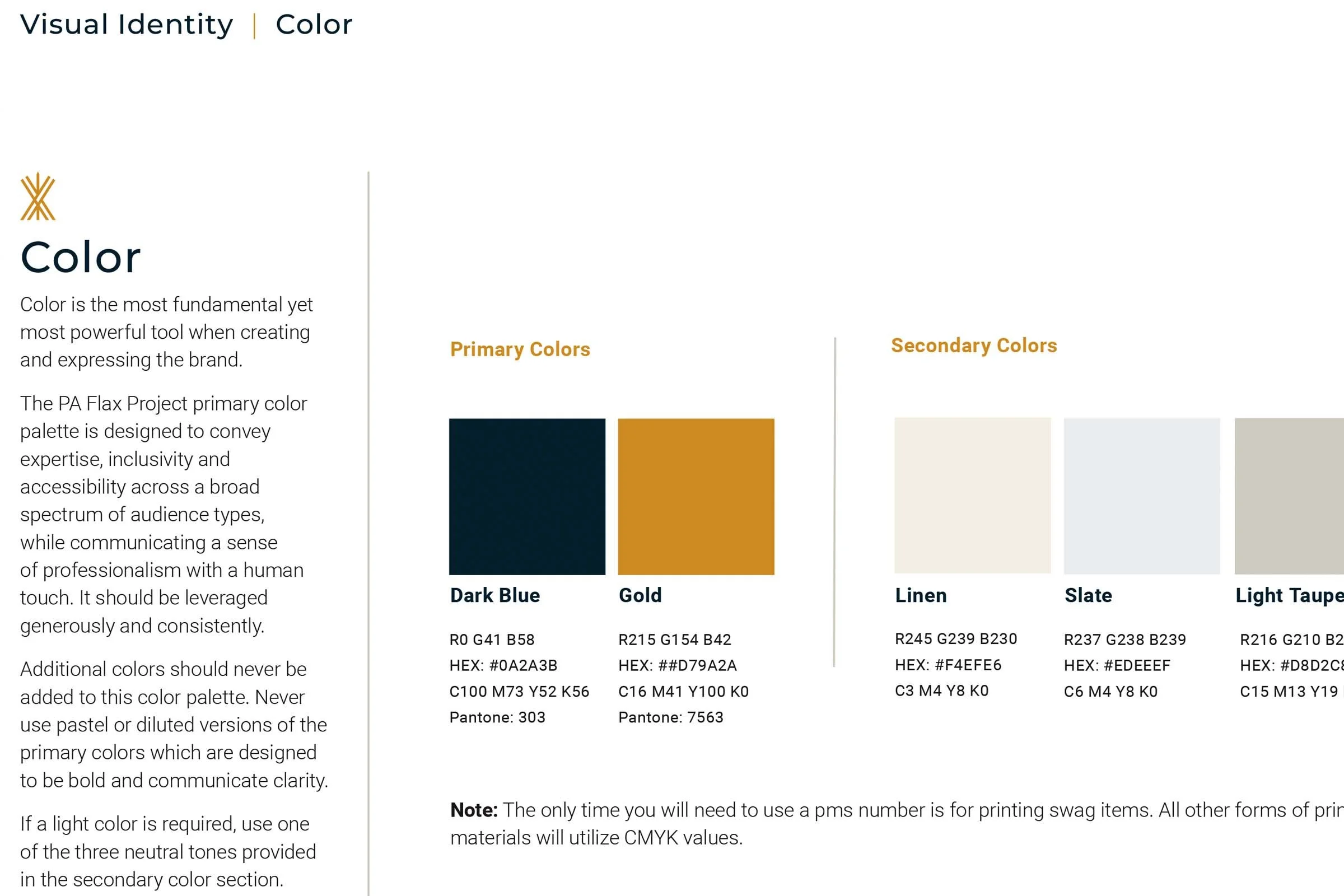 A comprehensive brand book was created to guide a cohesive buildout of branded deliverables. 