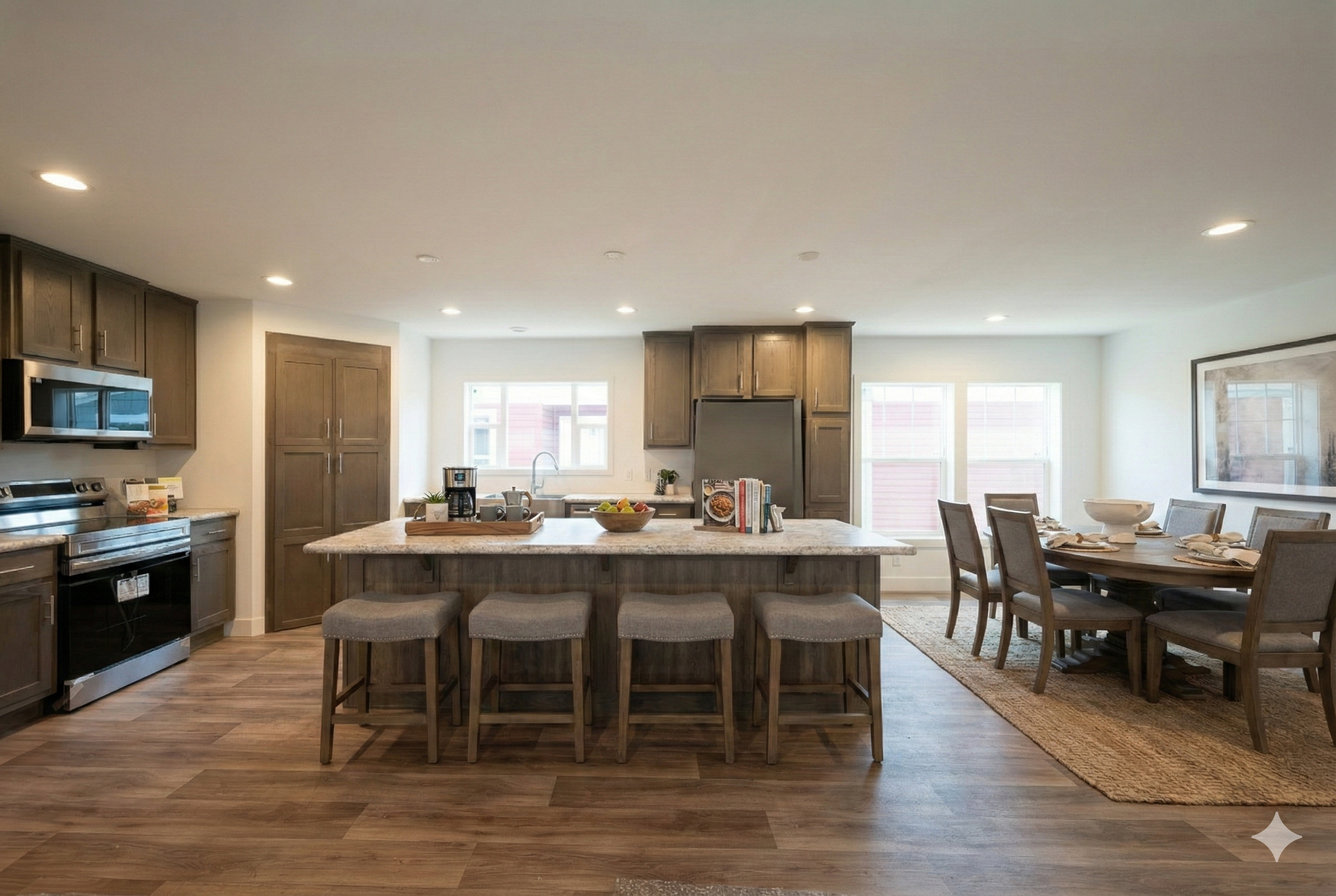 kitchen photo inside the legend 413 manufactured home in jamestown north dakota 