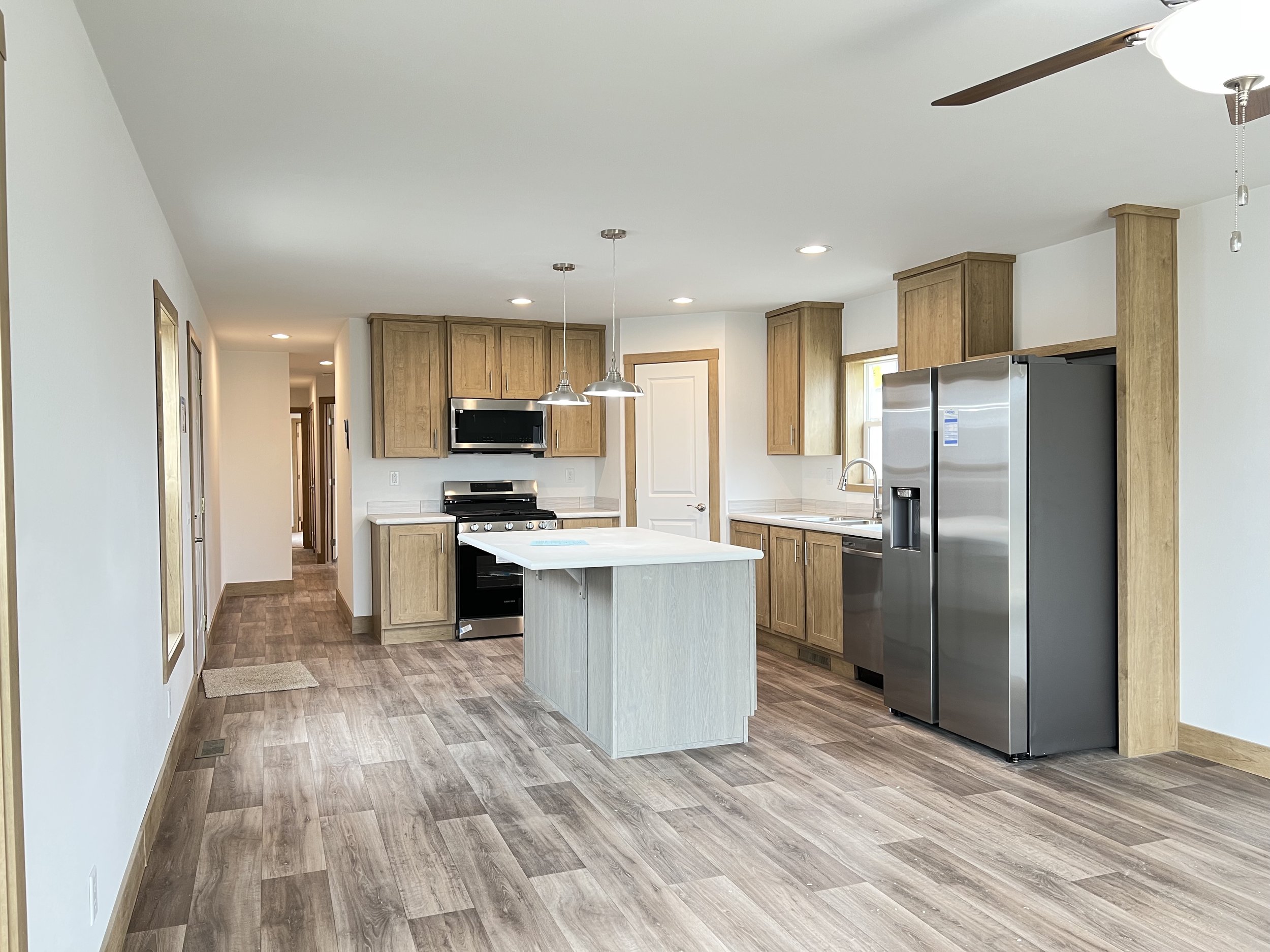 kitchen photo of schult singlewide manufactured home fergus falls minneosta
