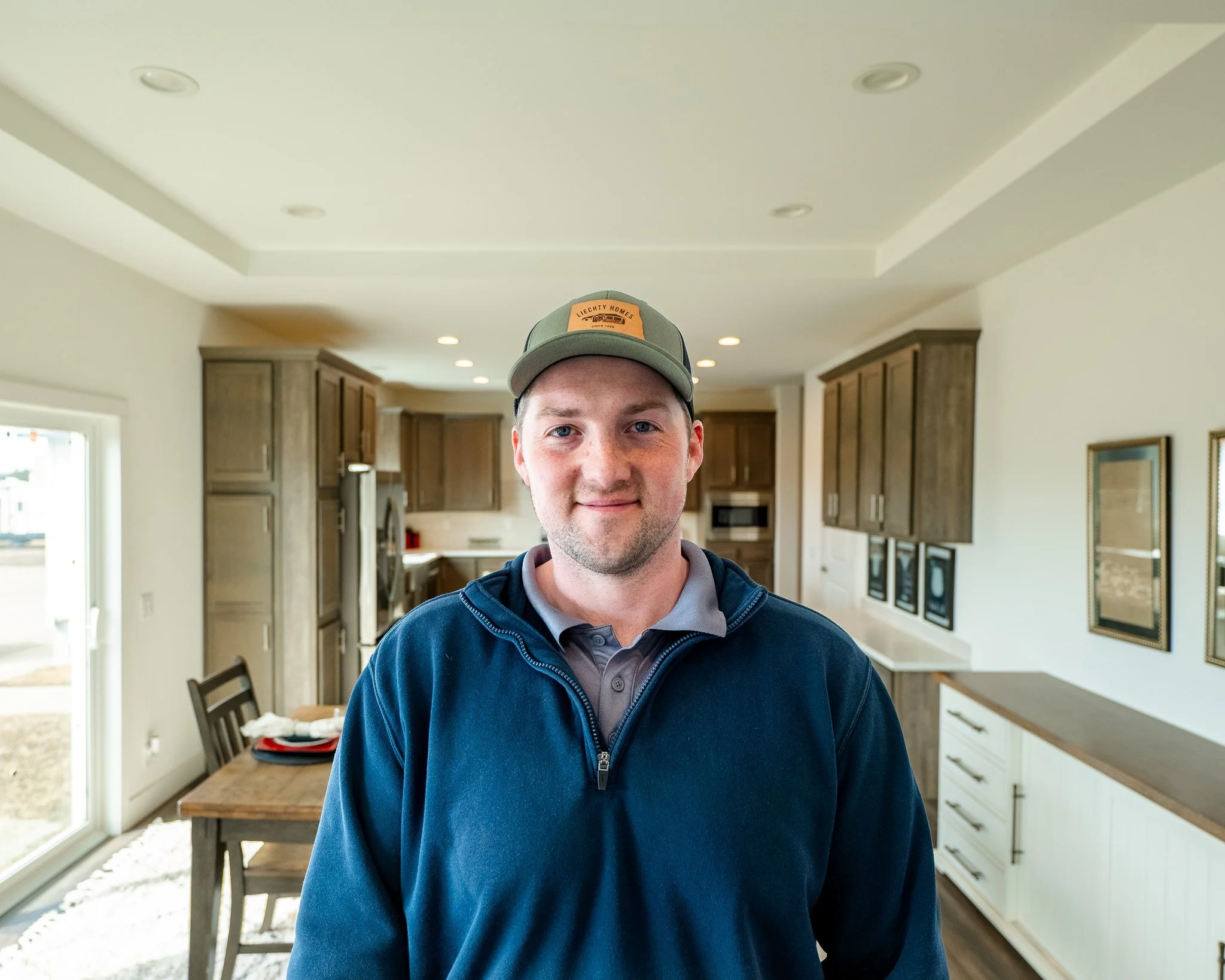 Photo of salesman tyler erie at liechty homes minot