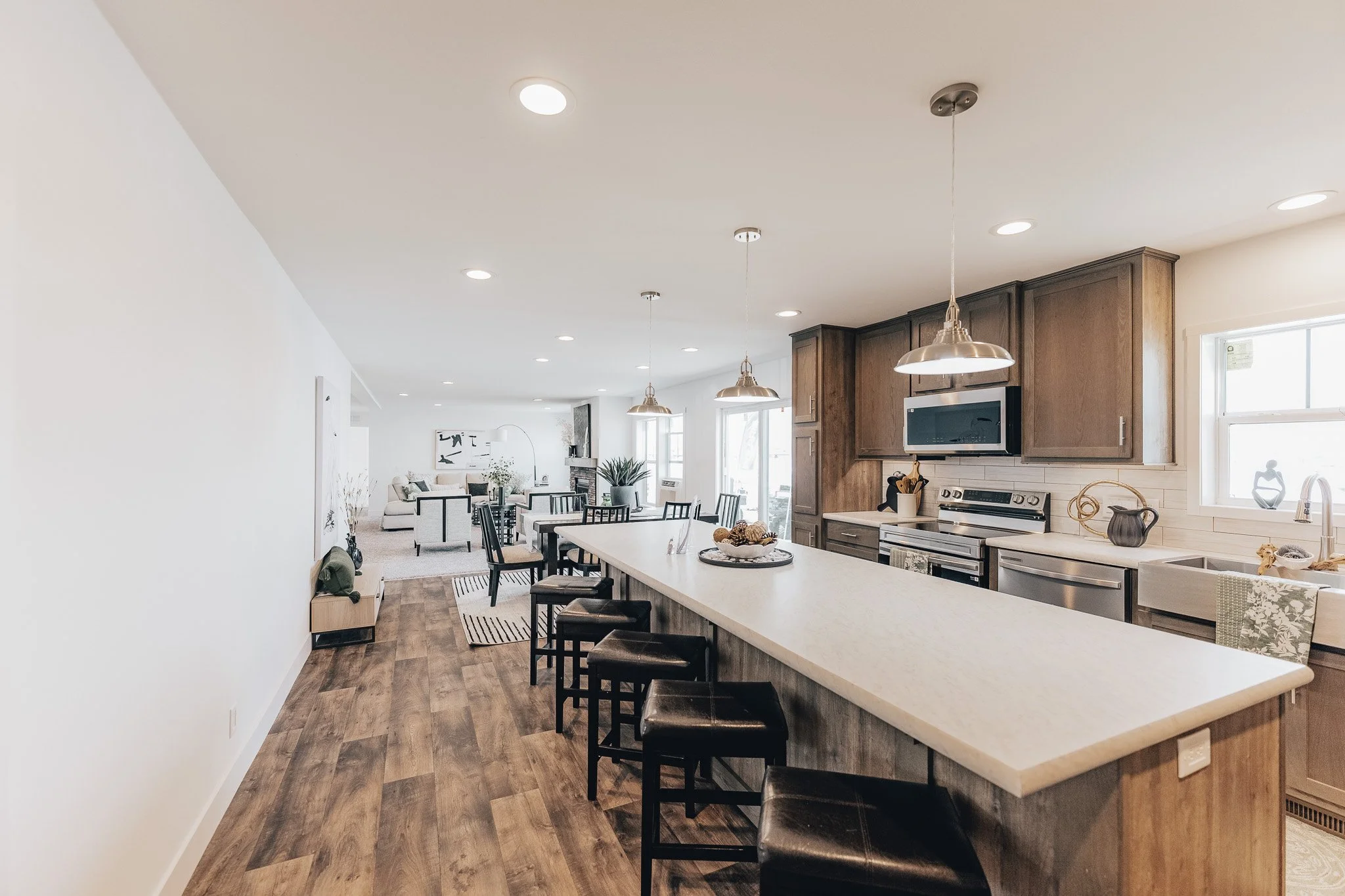 kitchen island photo inside the schult legend 66 bismarck north dakota
