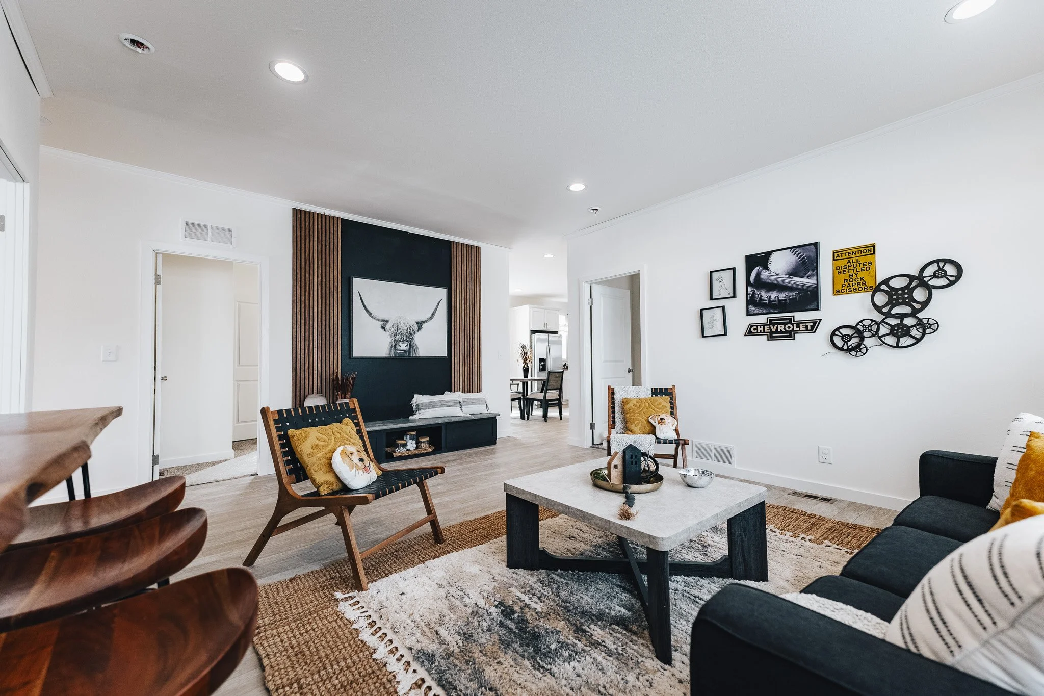 livingroom photo inside the cavco sapphire manufactured home 
