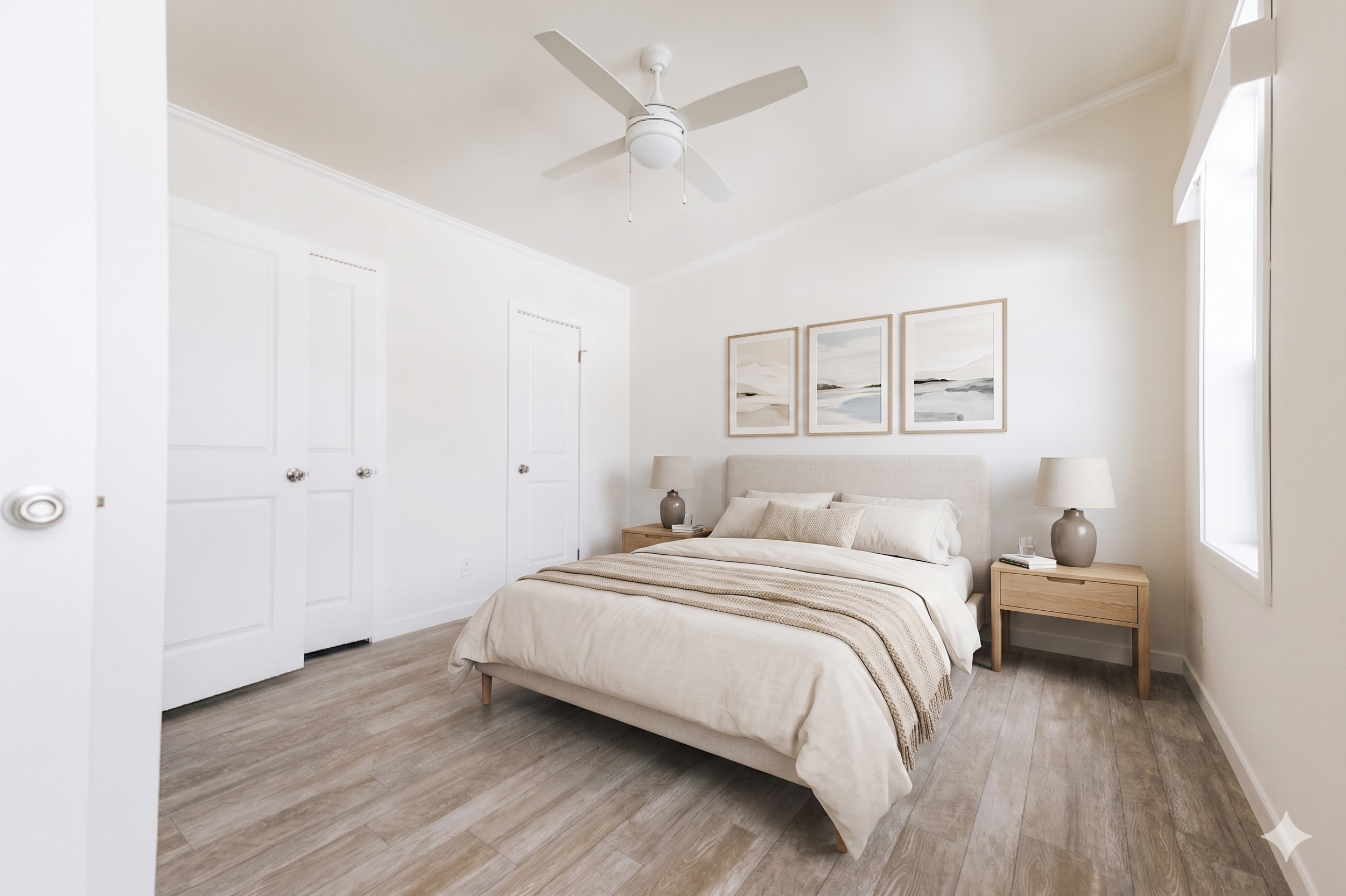 master bedroom inside the cavco westlake ranch retreat 