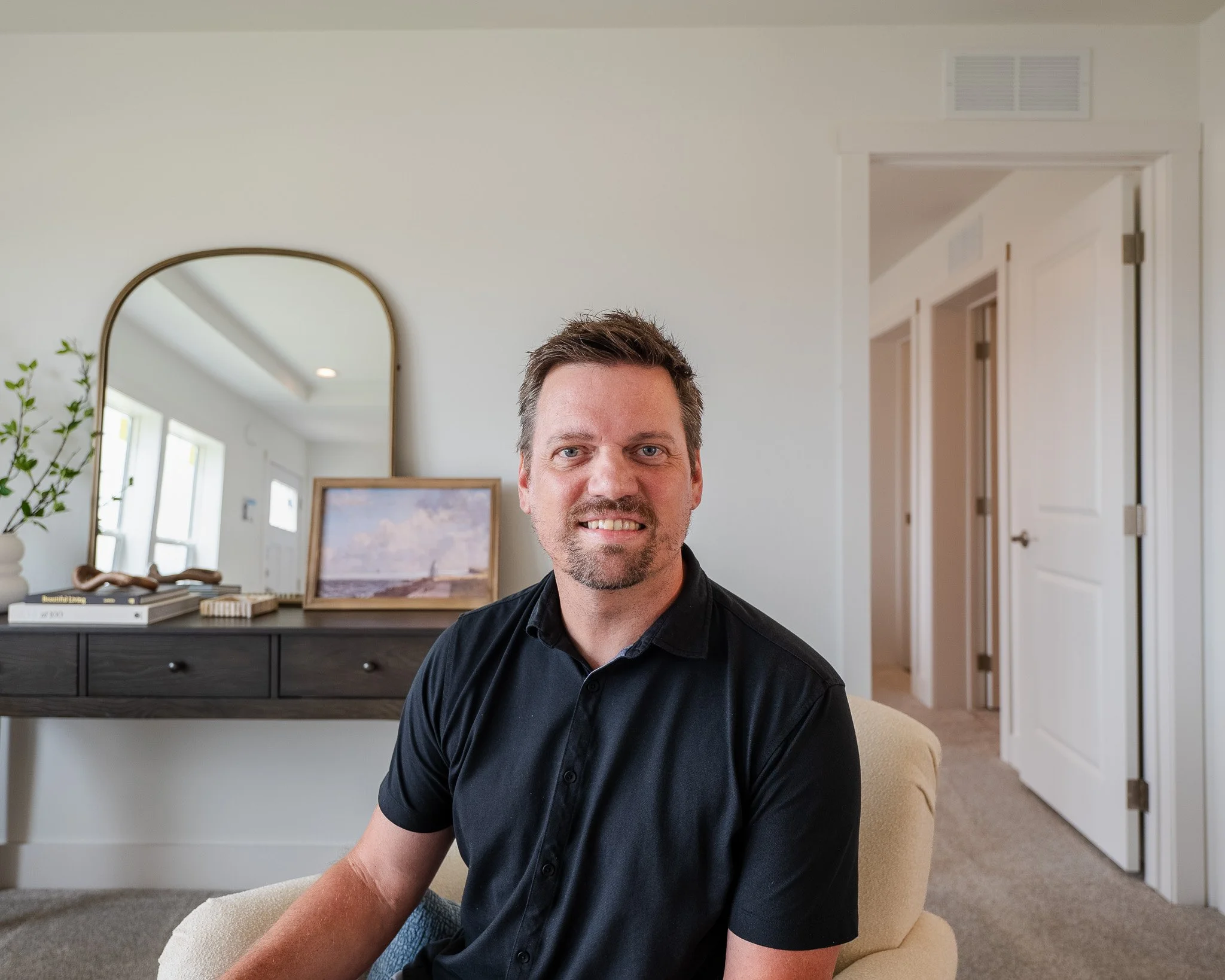 Photo of sales man Trever Johnson at Liechty Homes Fergus Falls 