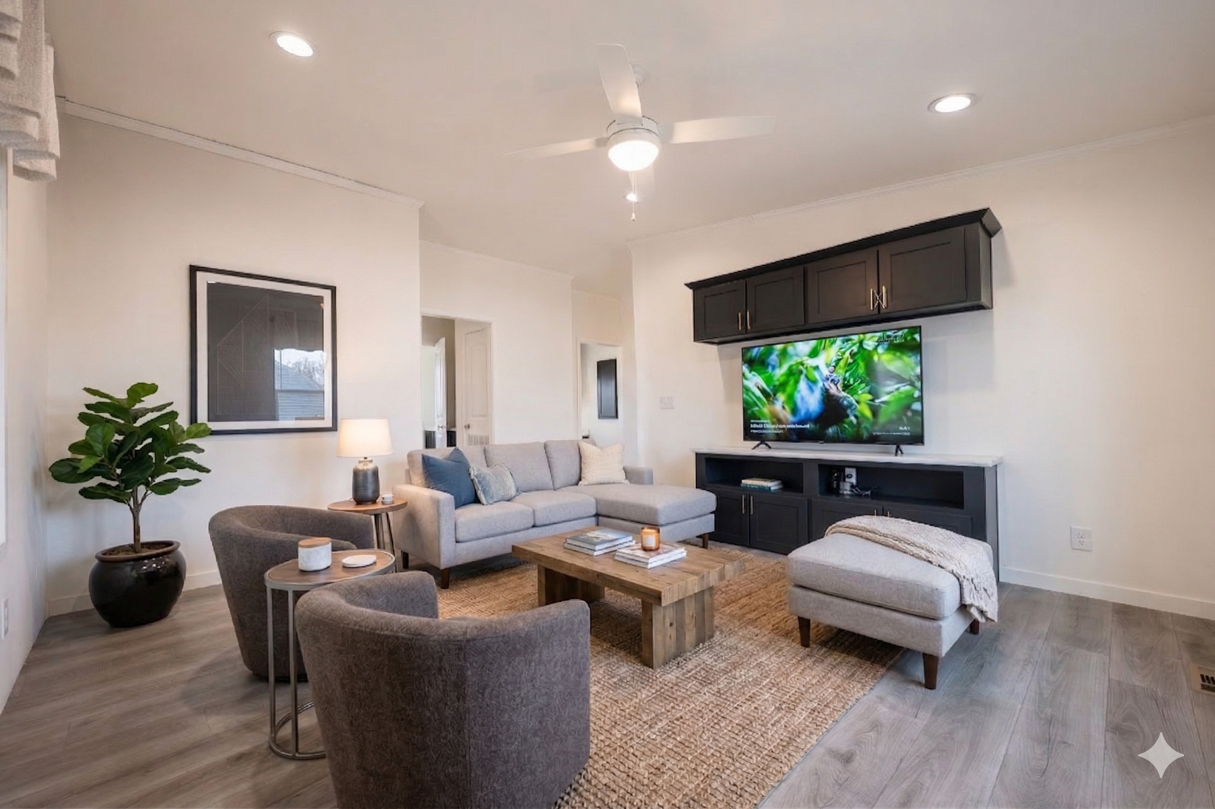 den and entertainment room in the cavco westlake ranch manufactured home 